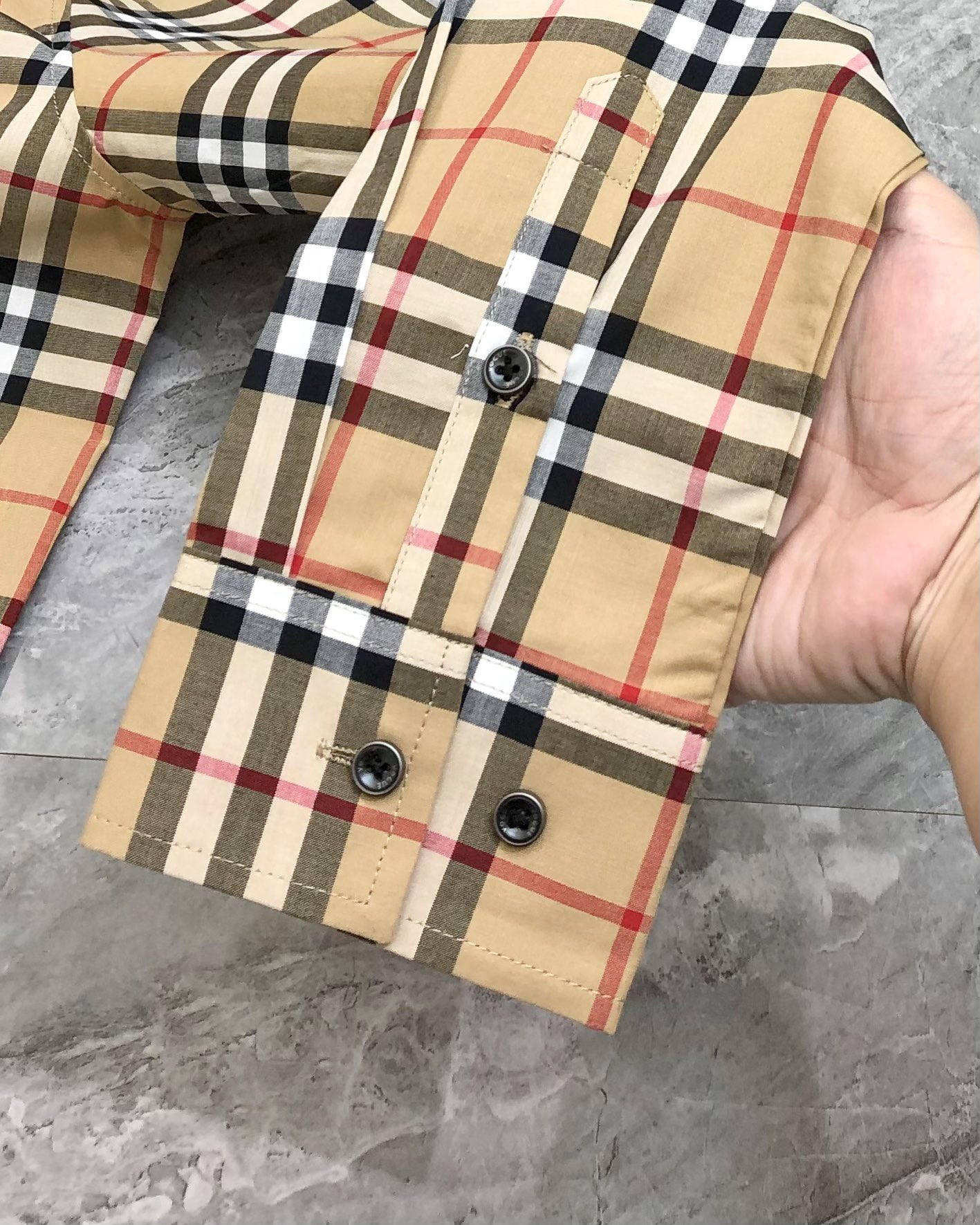 Burberry Male Shirt Cotton Printed M-xl