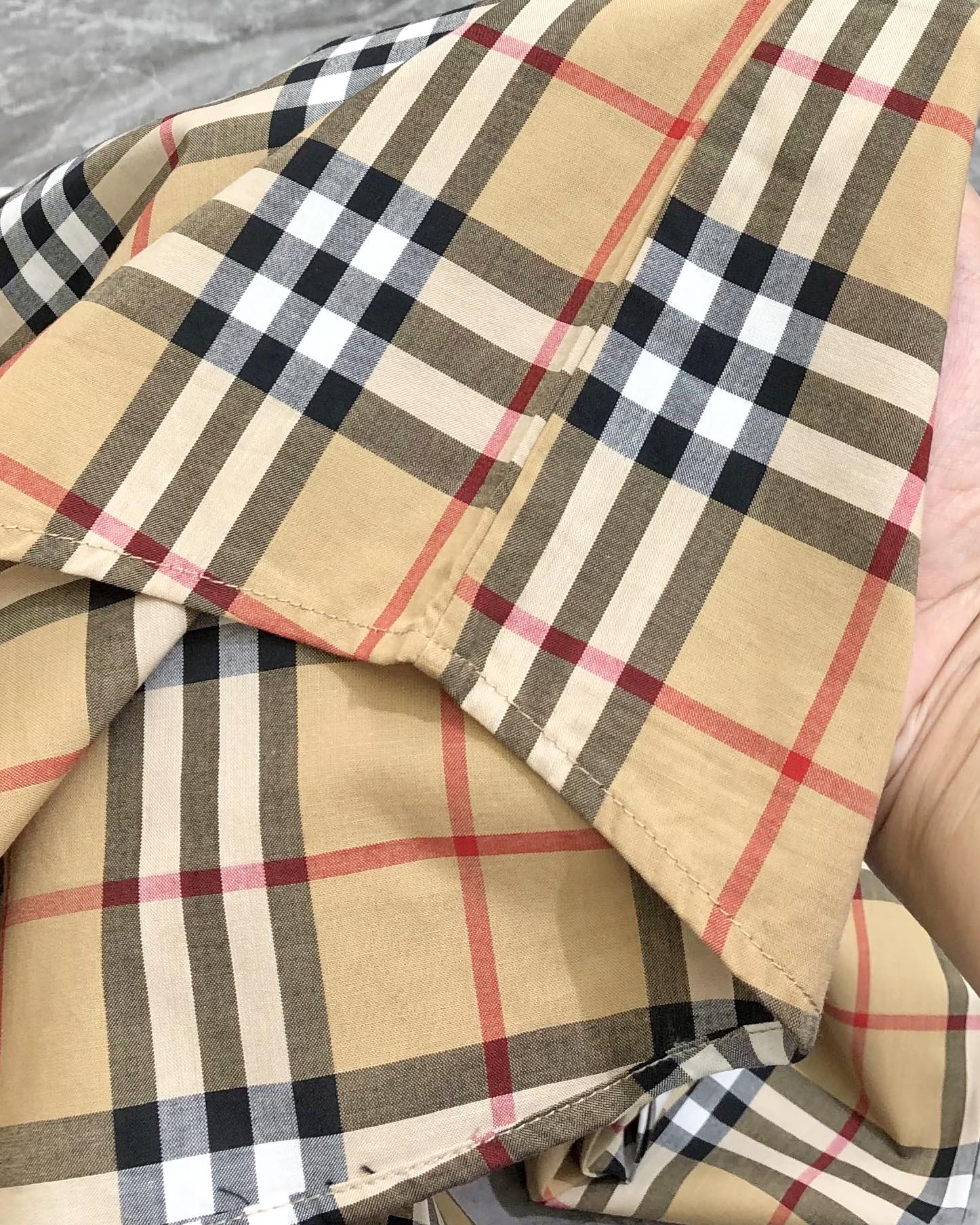 Burberry Male Shirt Cotton Printed M-xl