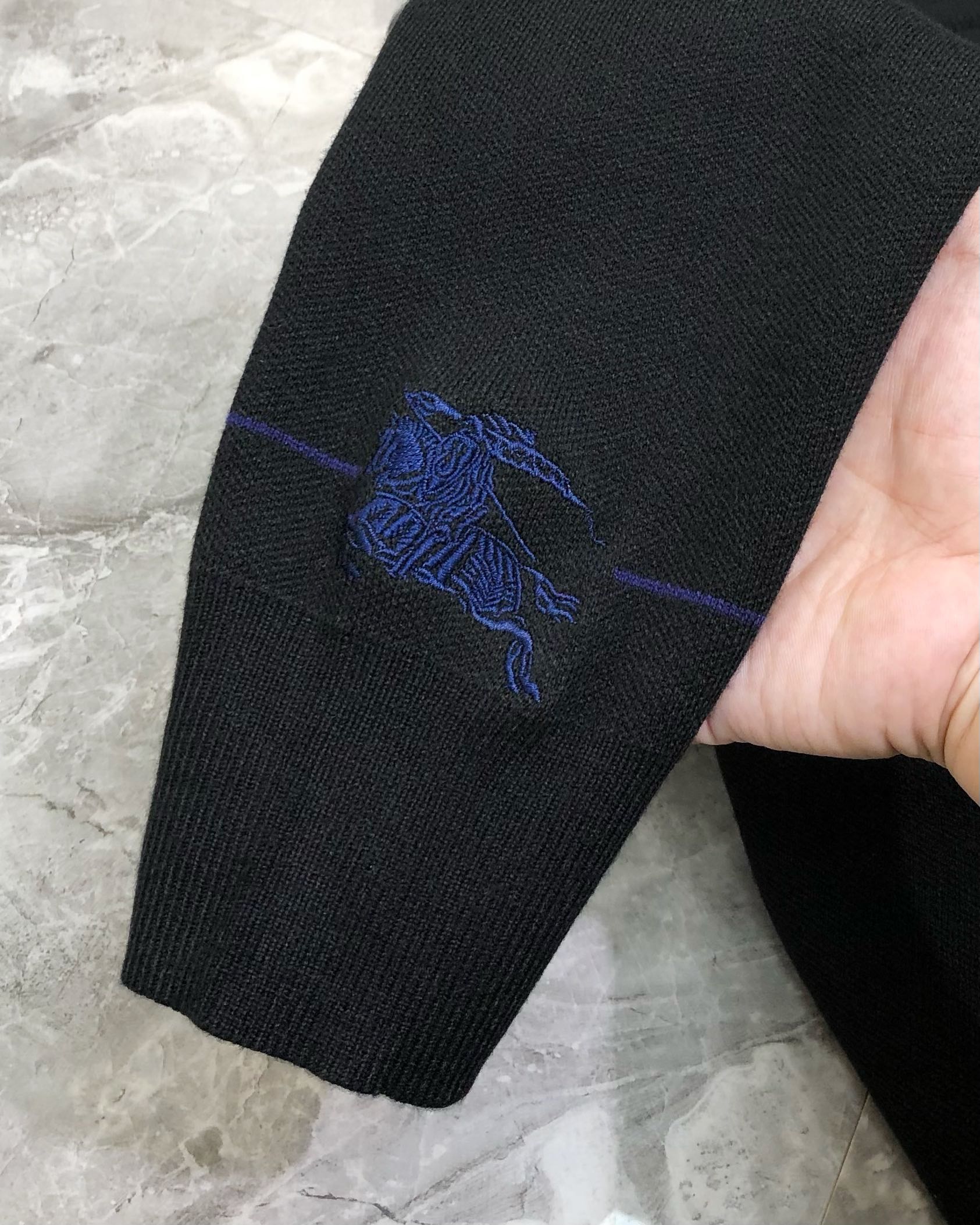 Burberry Male Basic Clothing Wool Black M-l-xl