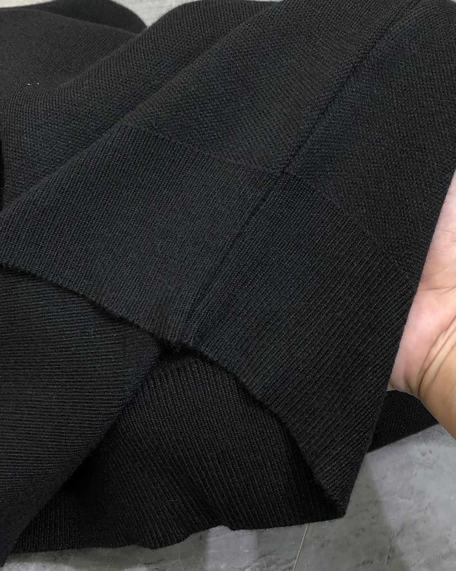 Burberry Male Basic Clothing Wool Black M-l-xl