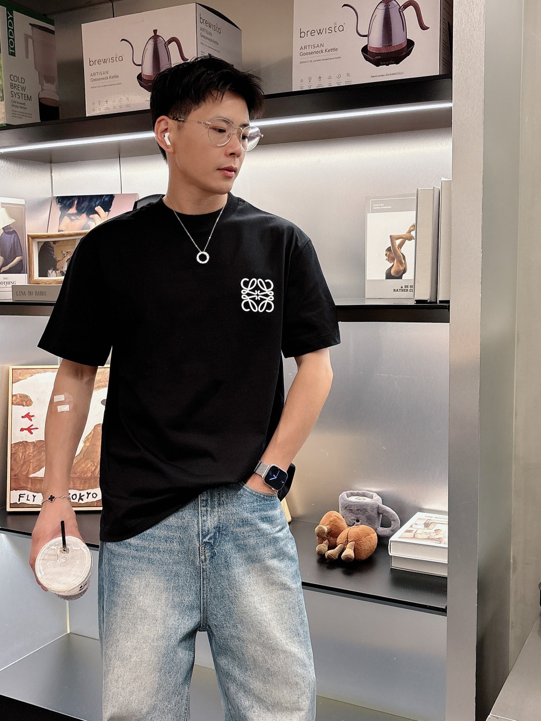 Loewe Couple Basic Clothing Cotton S-m-l-xl