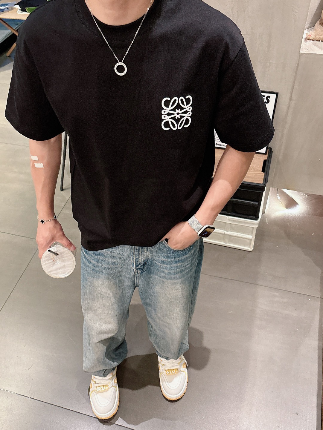 Loewe Couple Basic Clothing Cotton S-m-l-xl