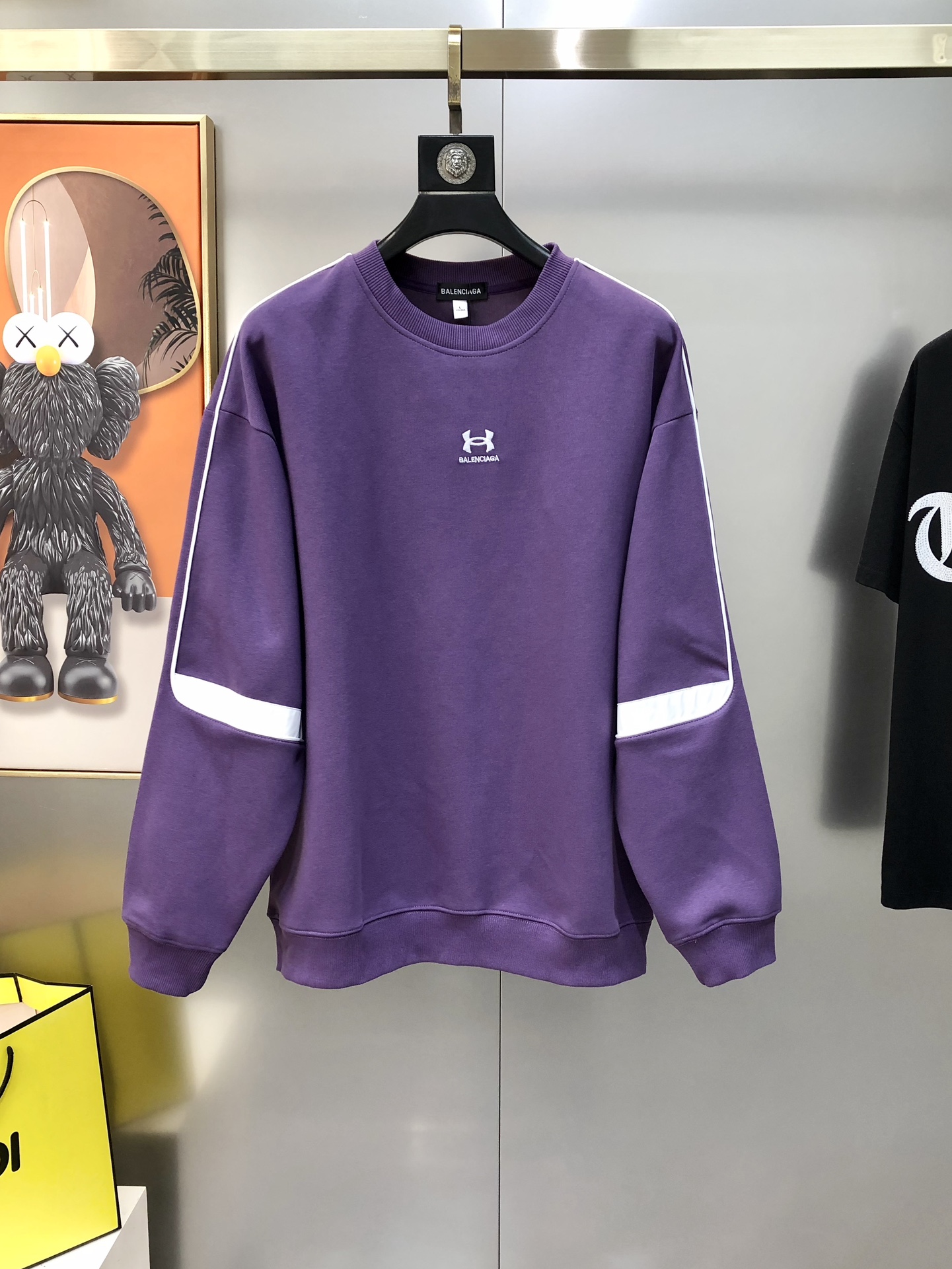 Balenciaga Male Hoodie Cotton S-l-xl