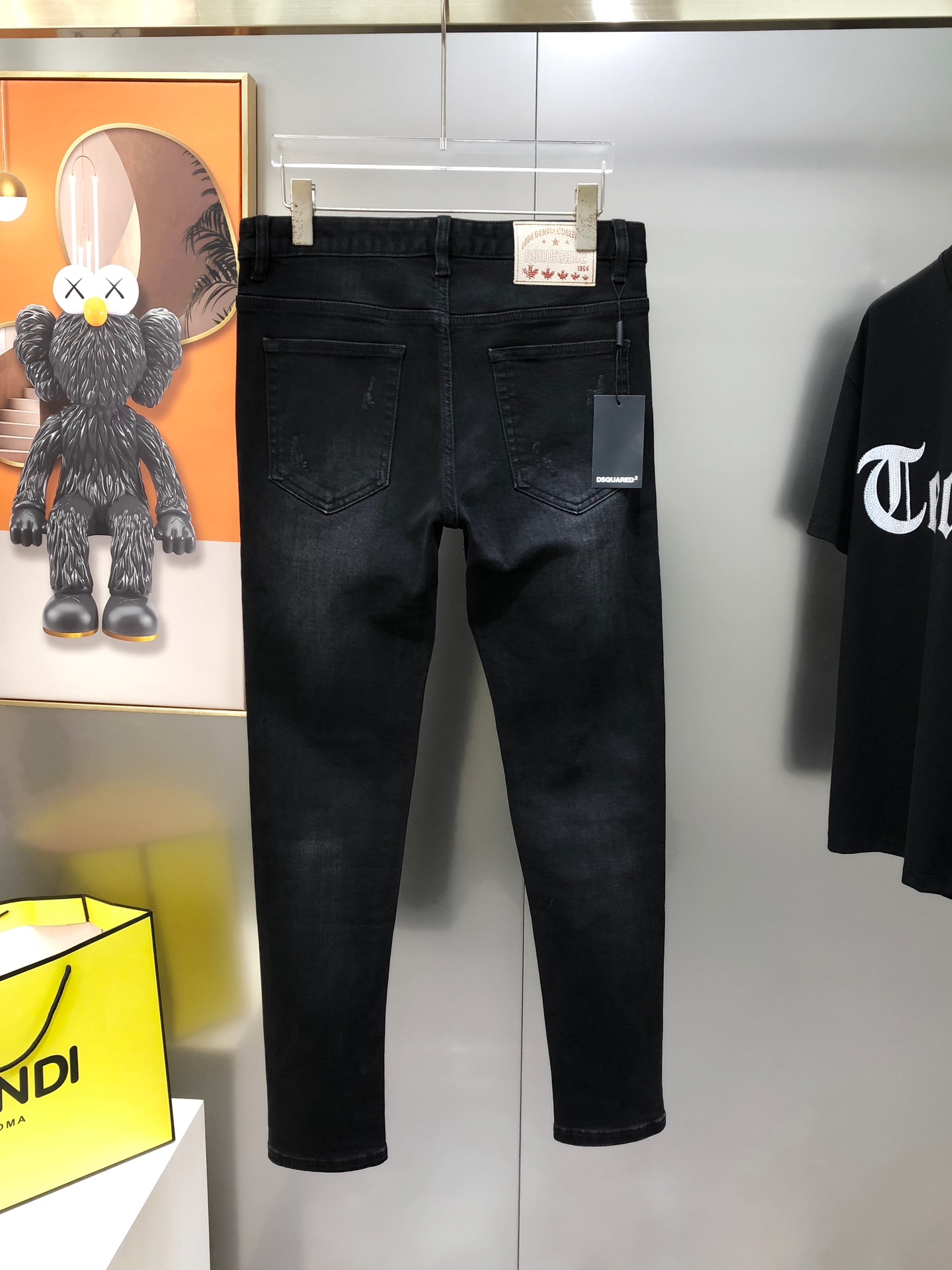 Male Jeans Cotton Fleece Lined