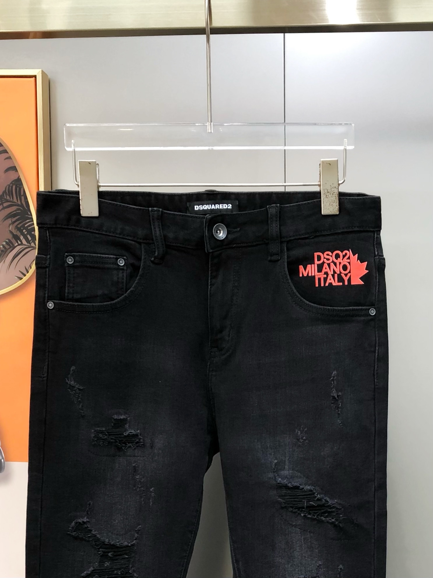 Male Jeans Cotton Fleece Lined