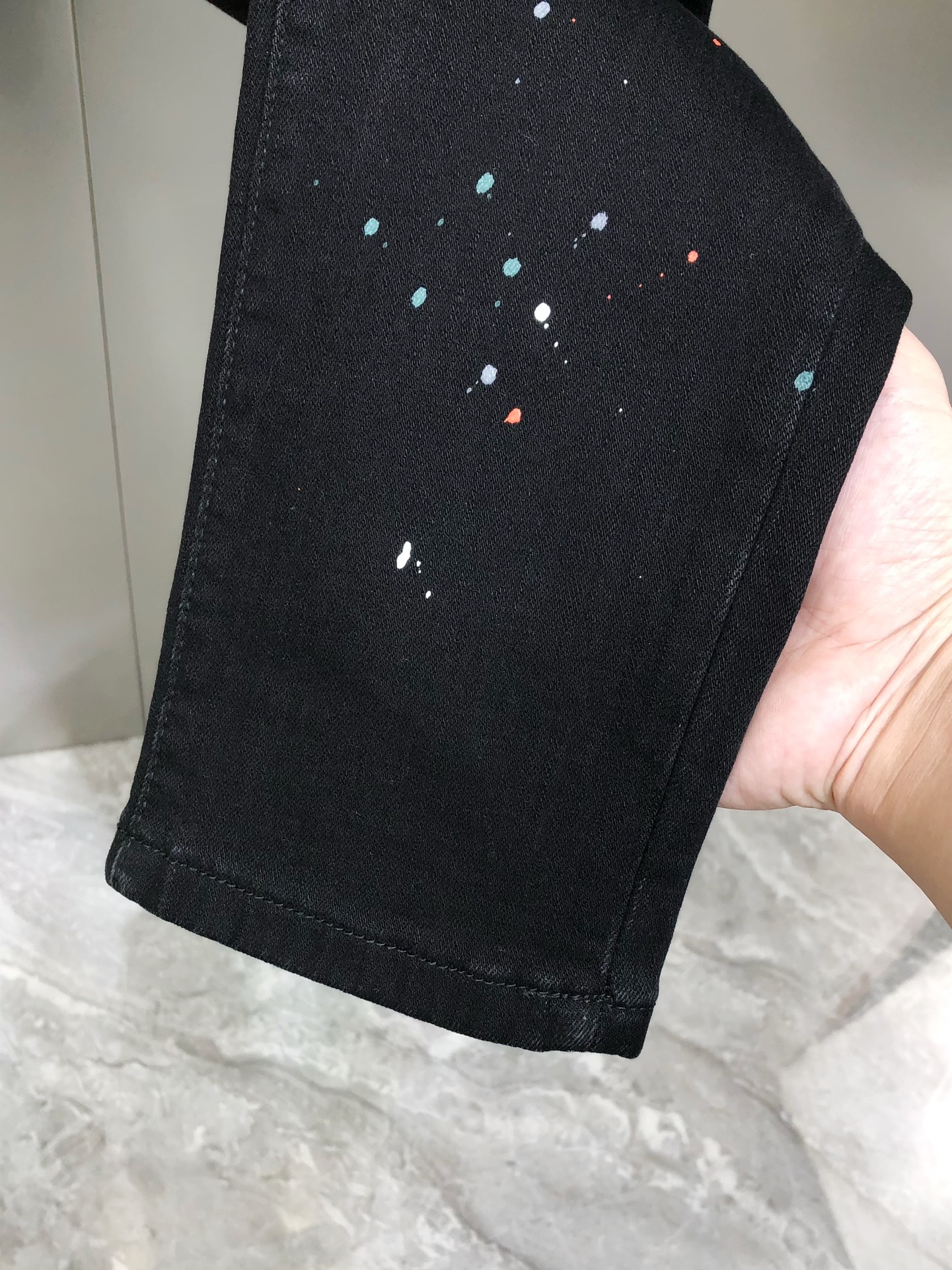 Male Jeans Cotton Fleece Lined