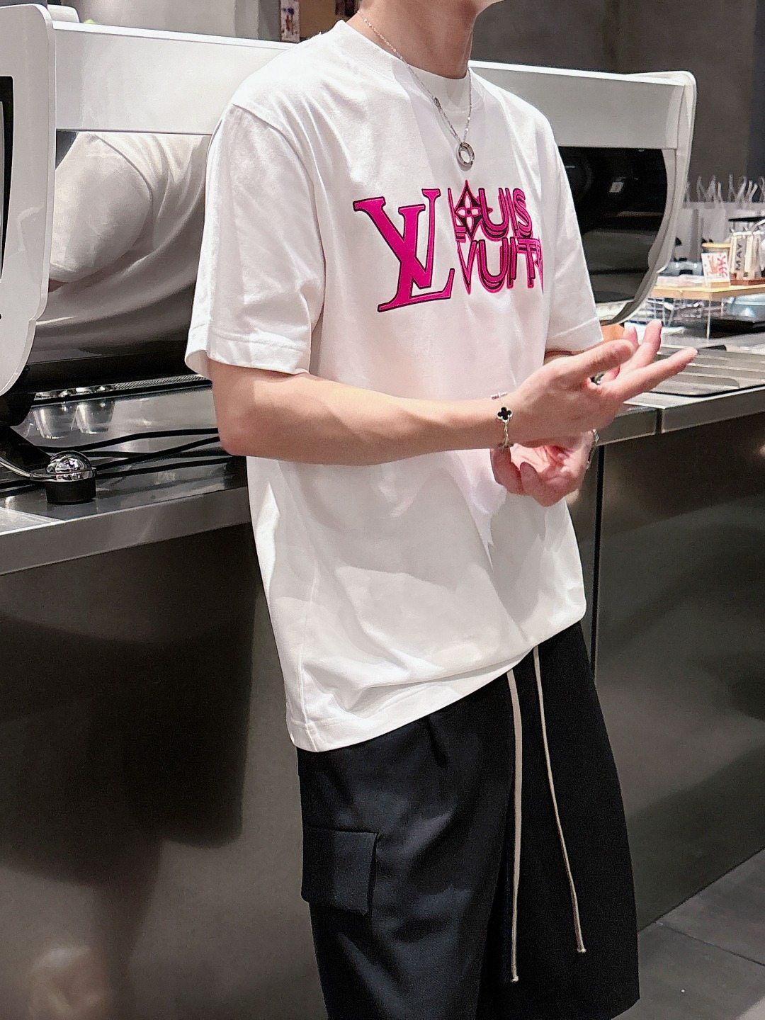 Louis Vuitton Couple Basic Clothing Cotton S-m-l-xl