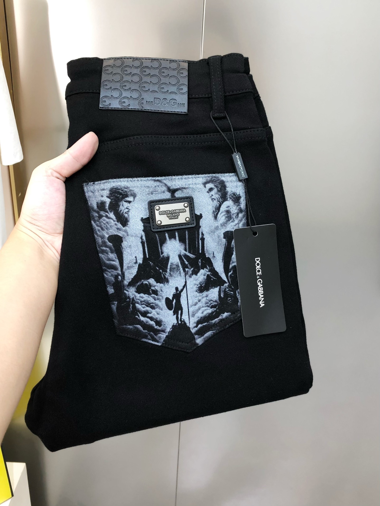 Dolcegabbana Male Jeans Cotton Printed L