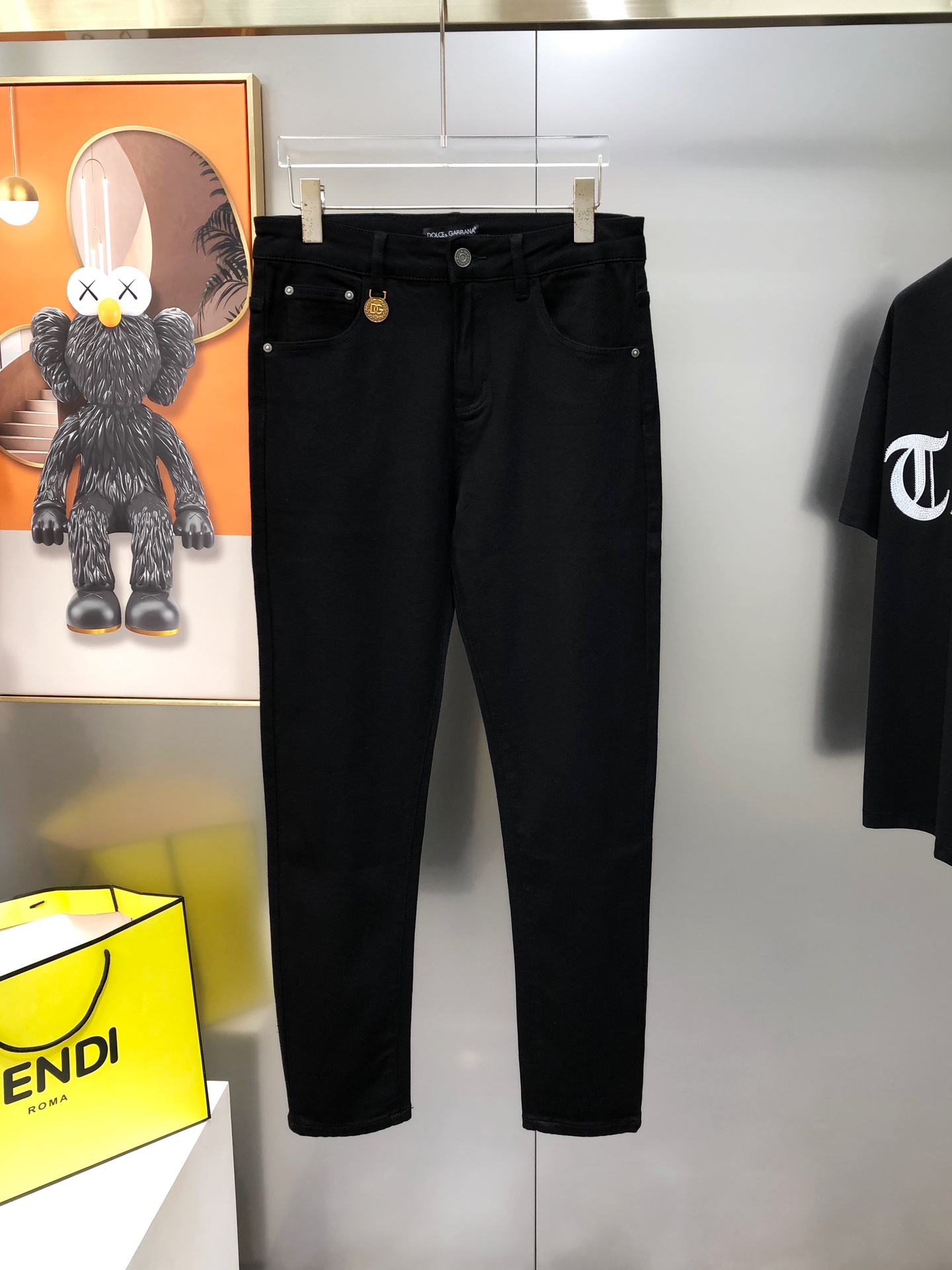 Dolcegabbana Male Jeans Cotton Printed L