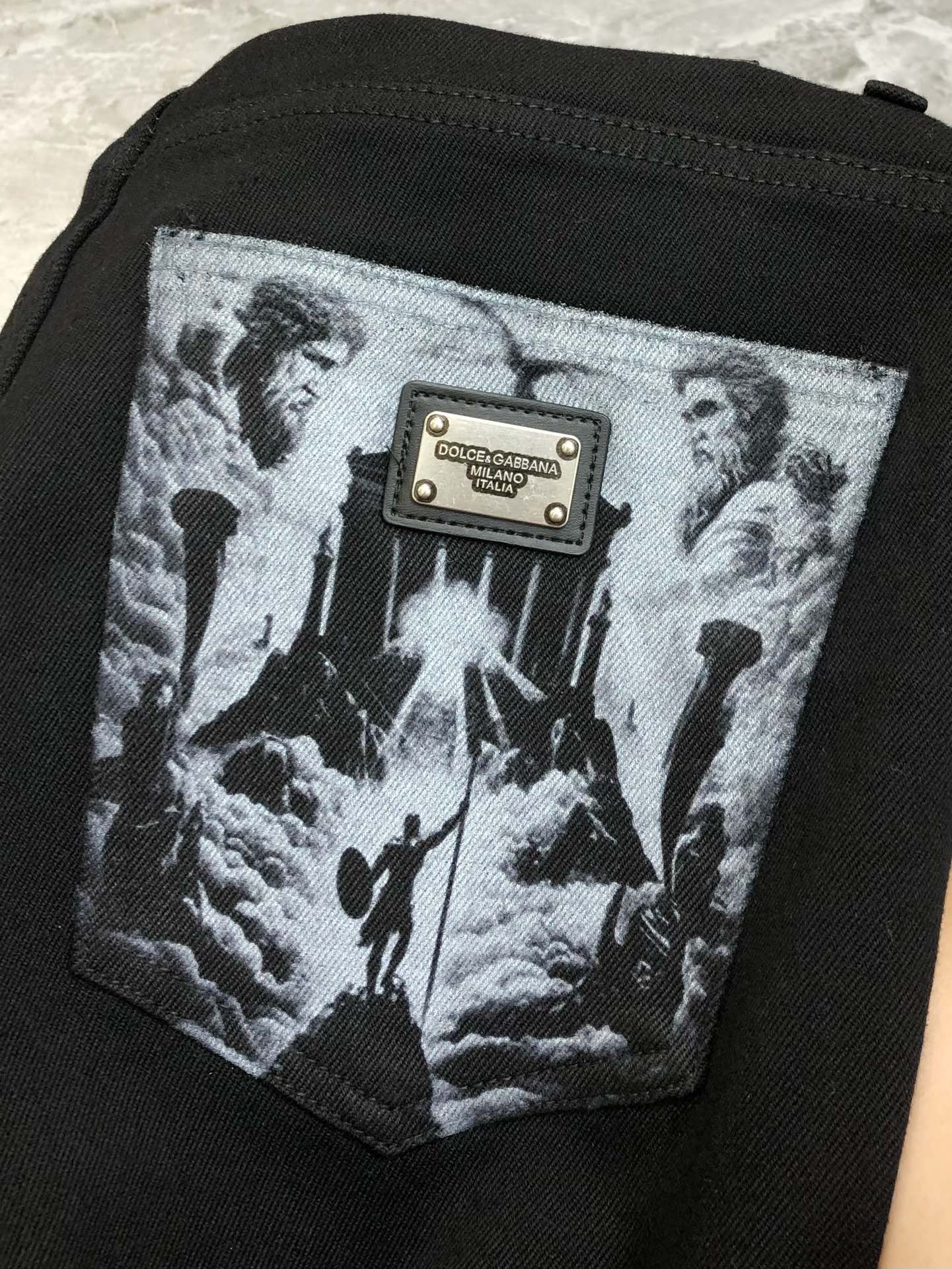 Dolcegabbana Male Jeans Cotton Printed L