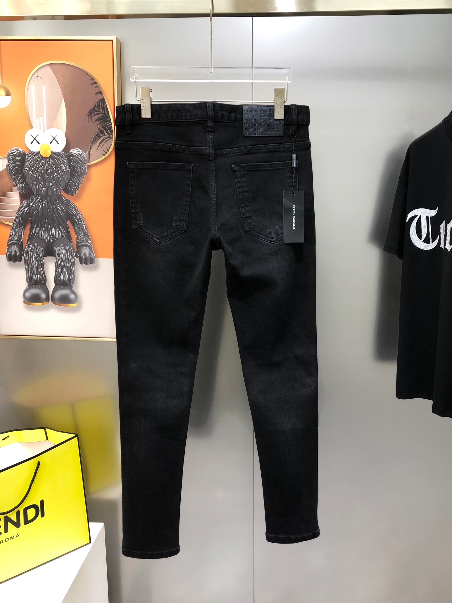 Dolcegabbana Male Jeans Cotton Fleece Lined