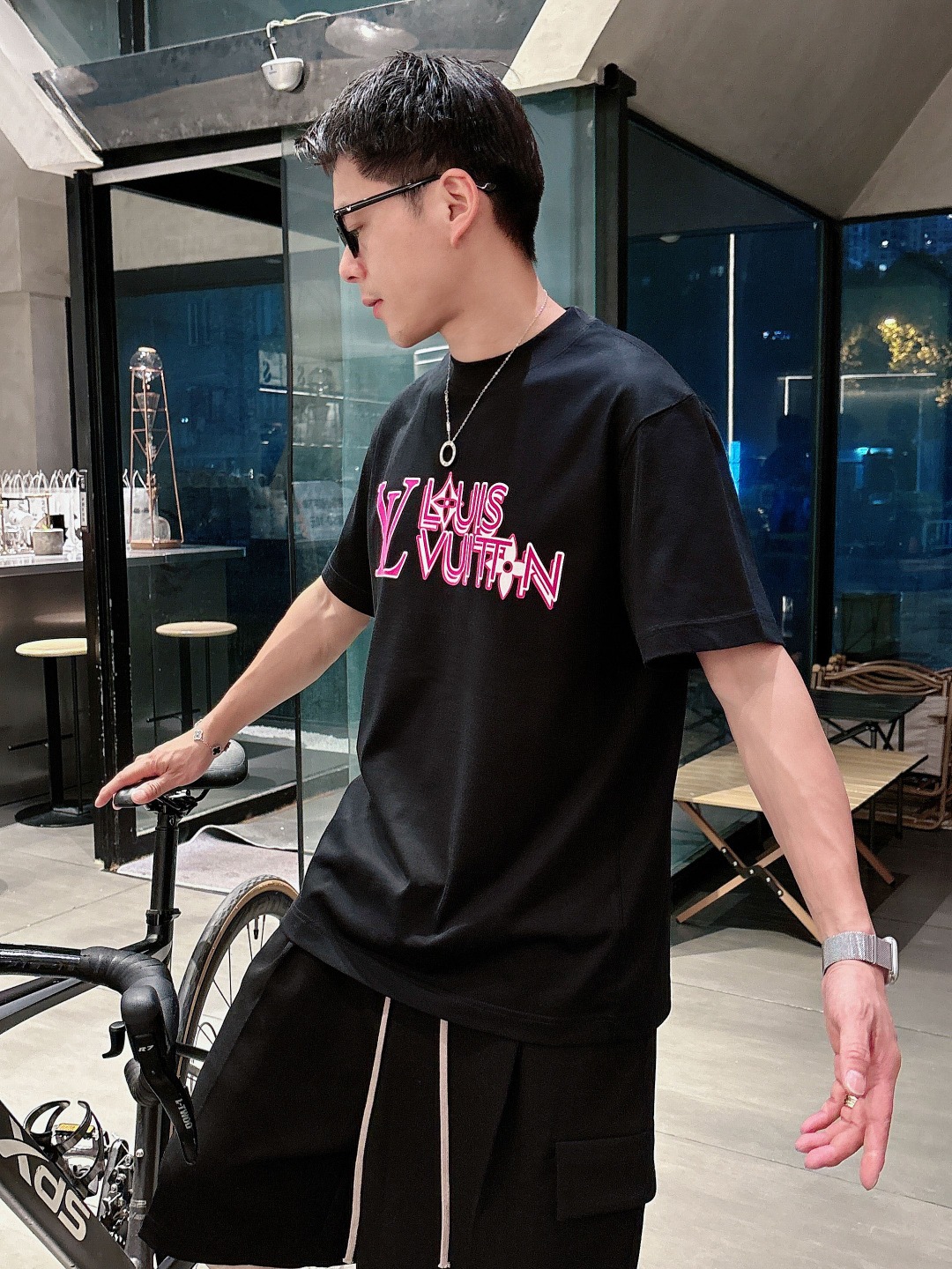 Louis Vuitton Couple Basic Clothing Cotton S-m-l-xl