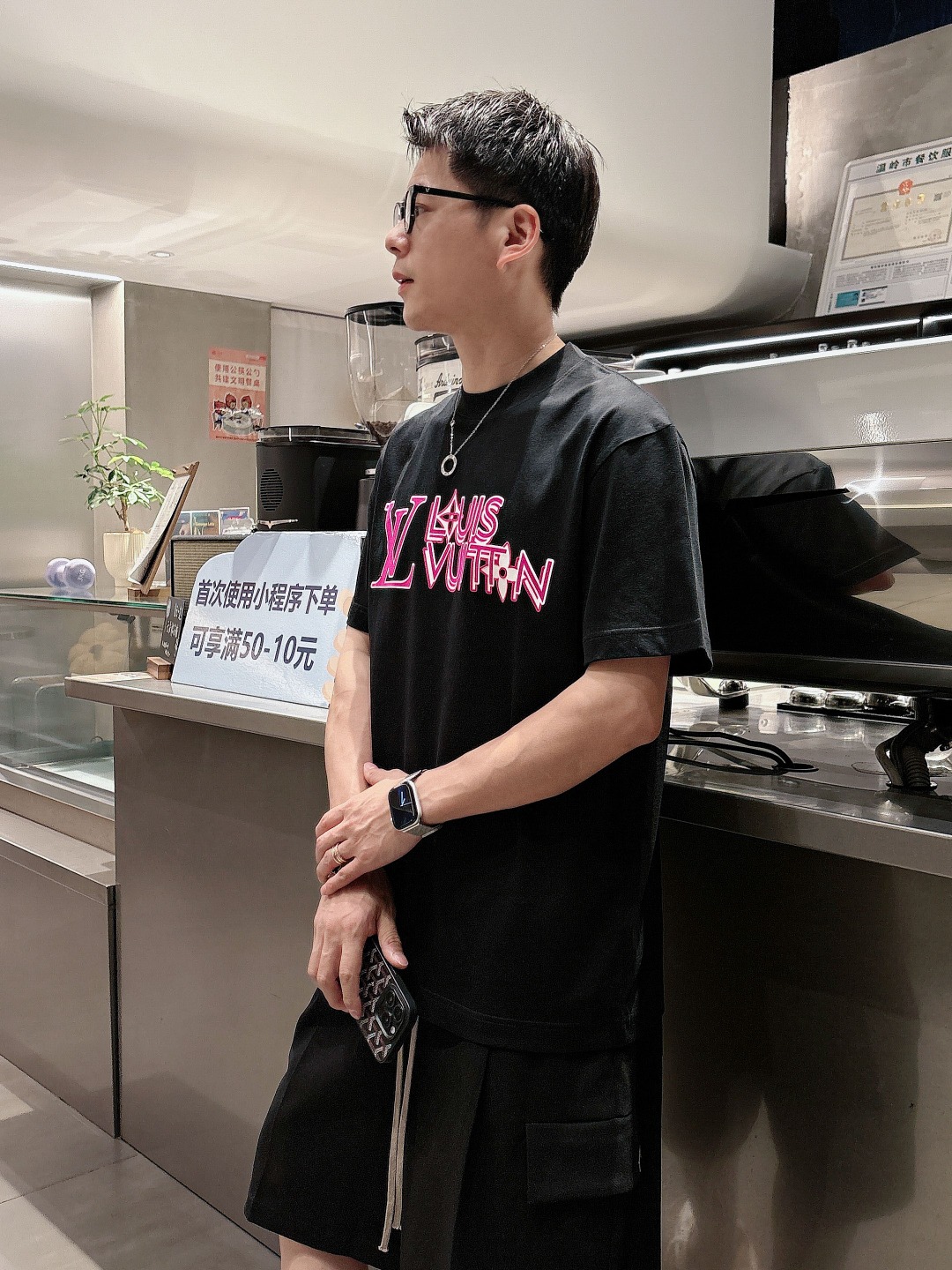 Louis Vuitton Couple Basic Clothing Cotton S-m-l-xl