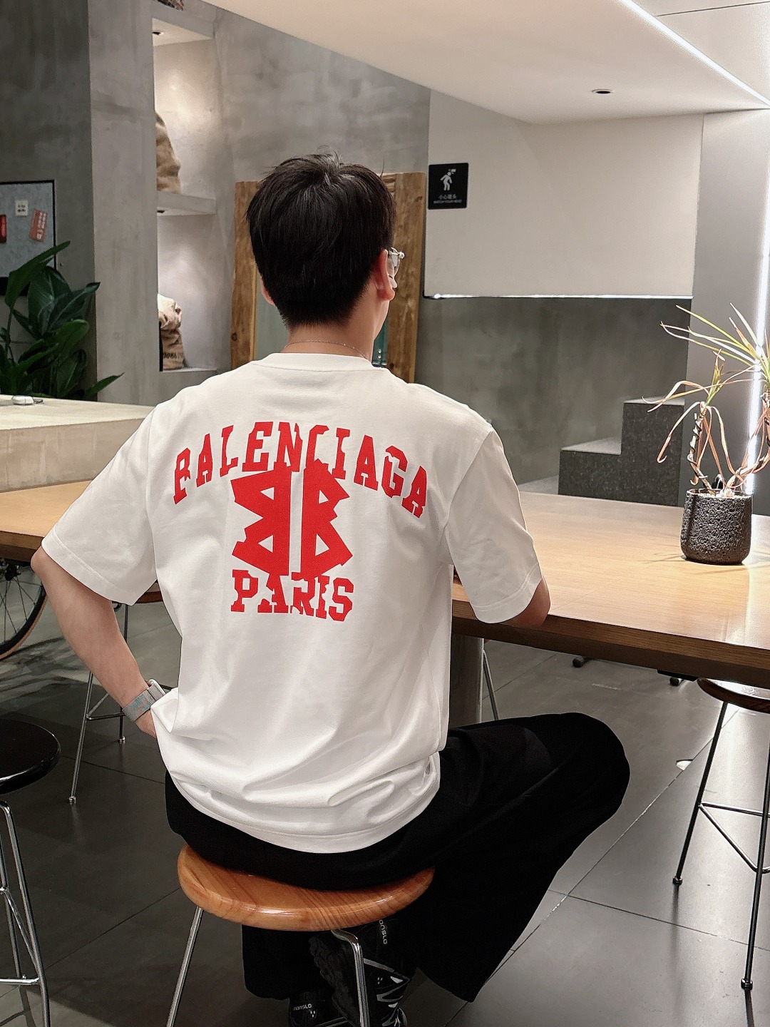 Balenciaga Couple Basic Clothing Cotton S-m-l-xl