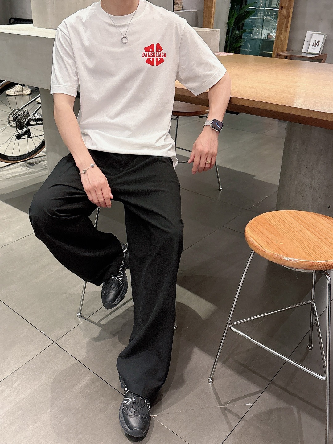 Balenciaga Couple Basic Clothing Cotton S-m-l-xl