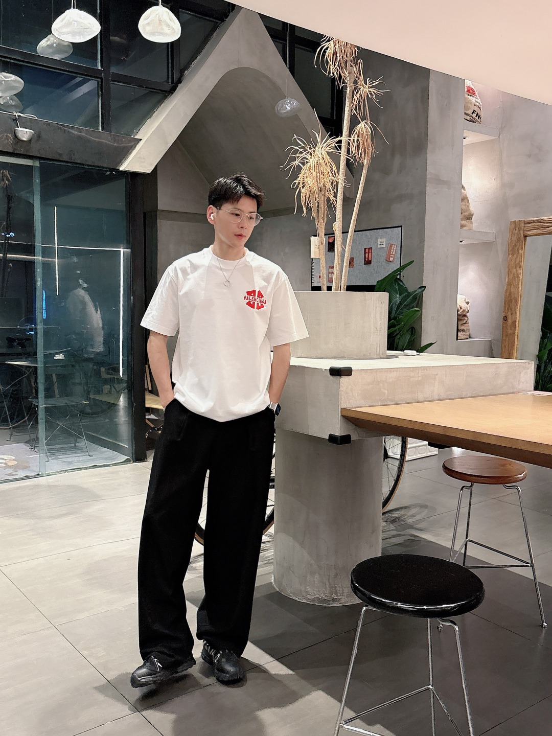 Balenciaga Couple Basic Clothing Cotton S-m-l-xl