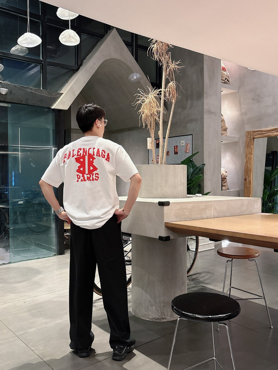 Balenciaga Couple Basic Clothing Cotton S-m-l-xl