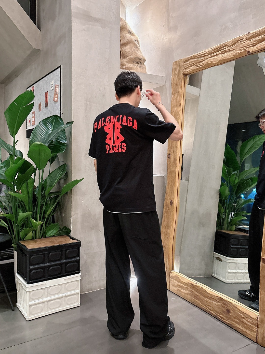 Balenciaga Couple Basic Clothing Cotton S-m-l-xl