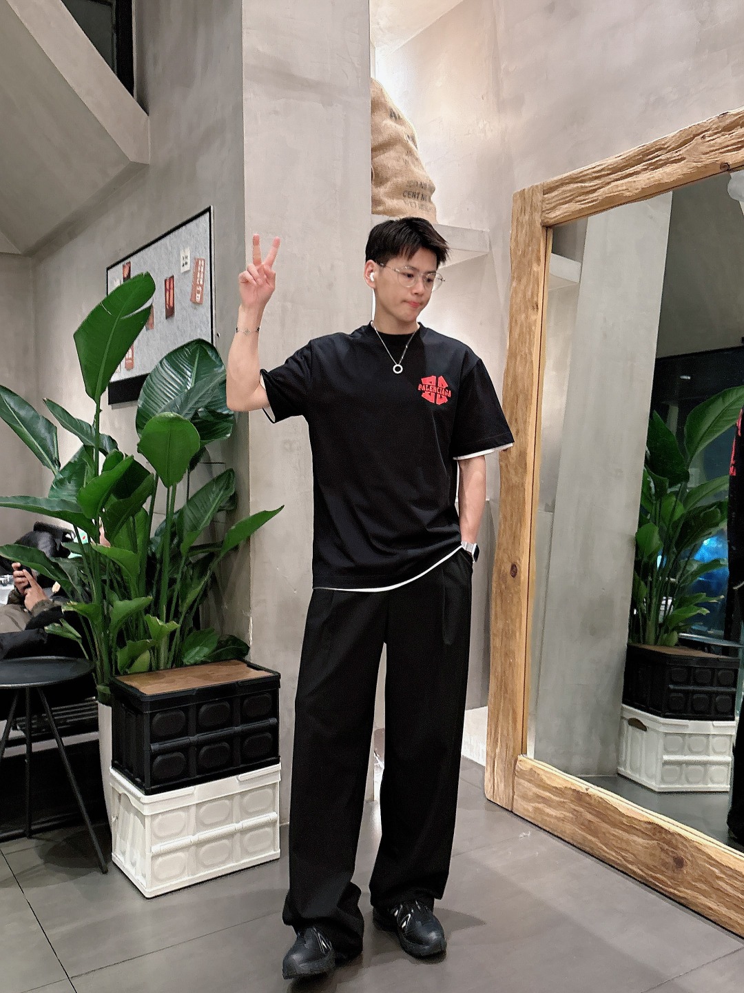 Balenciaga Couple Basic Clothing Cotton S-m-l-xl