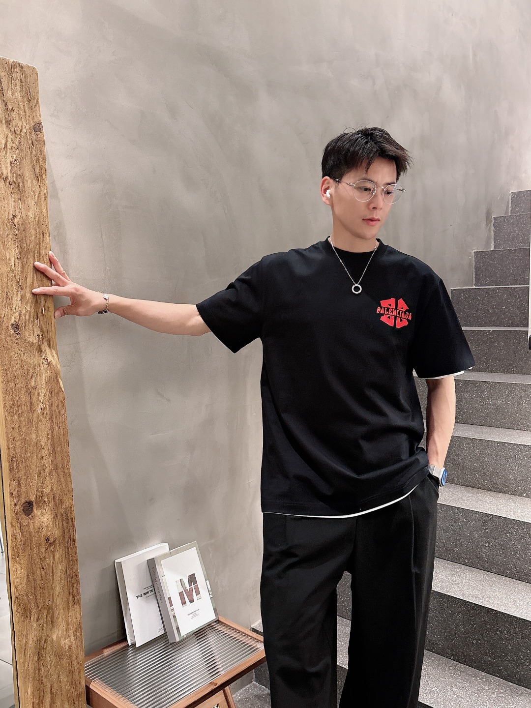 Balenciaga Couple Basic Clothing Cotton S-m-l-xl