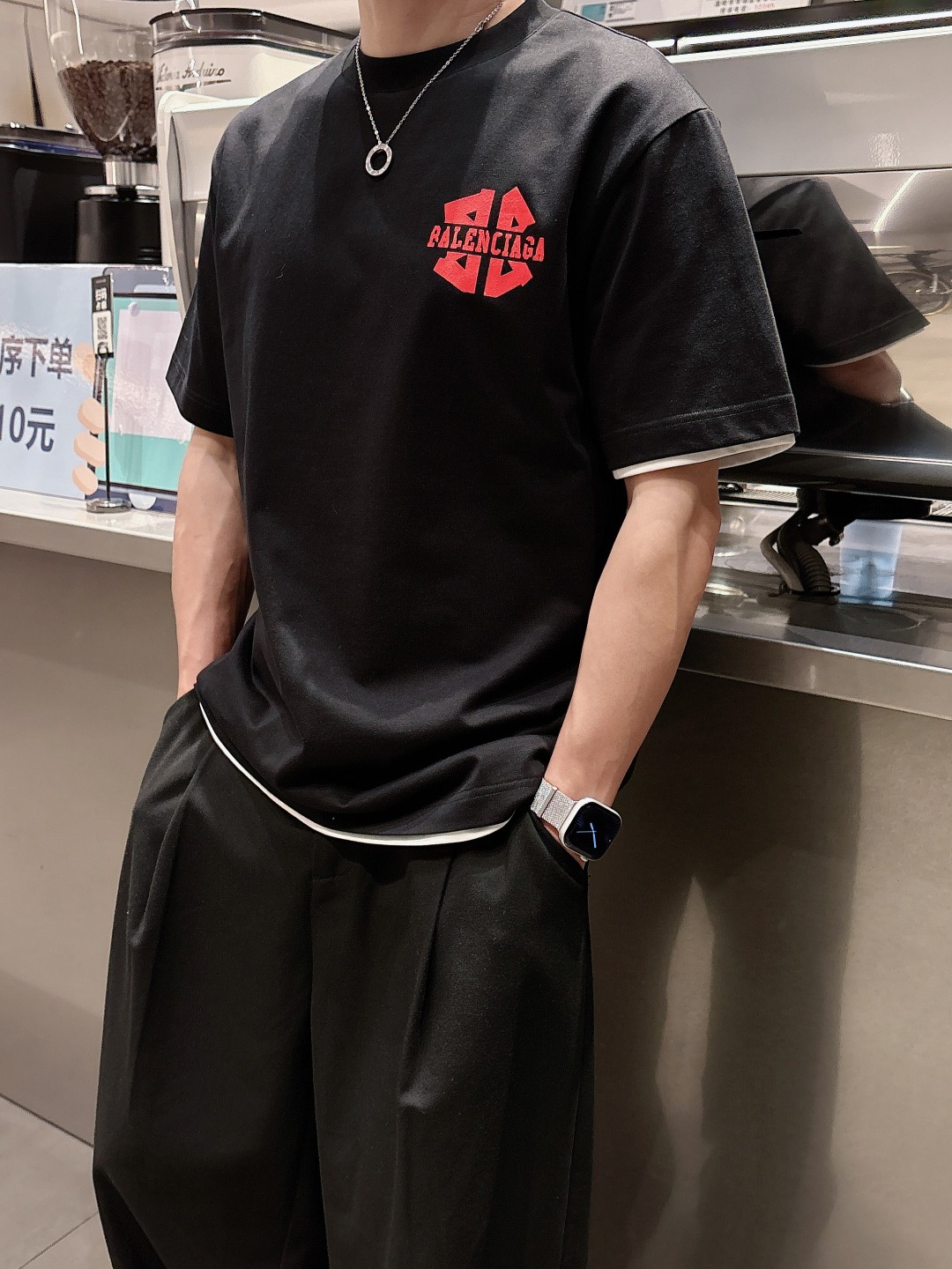 Balenciaga Couple Basic Clothing Cotton S-m-l-xl