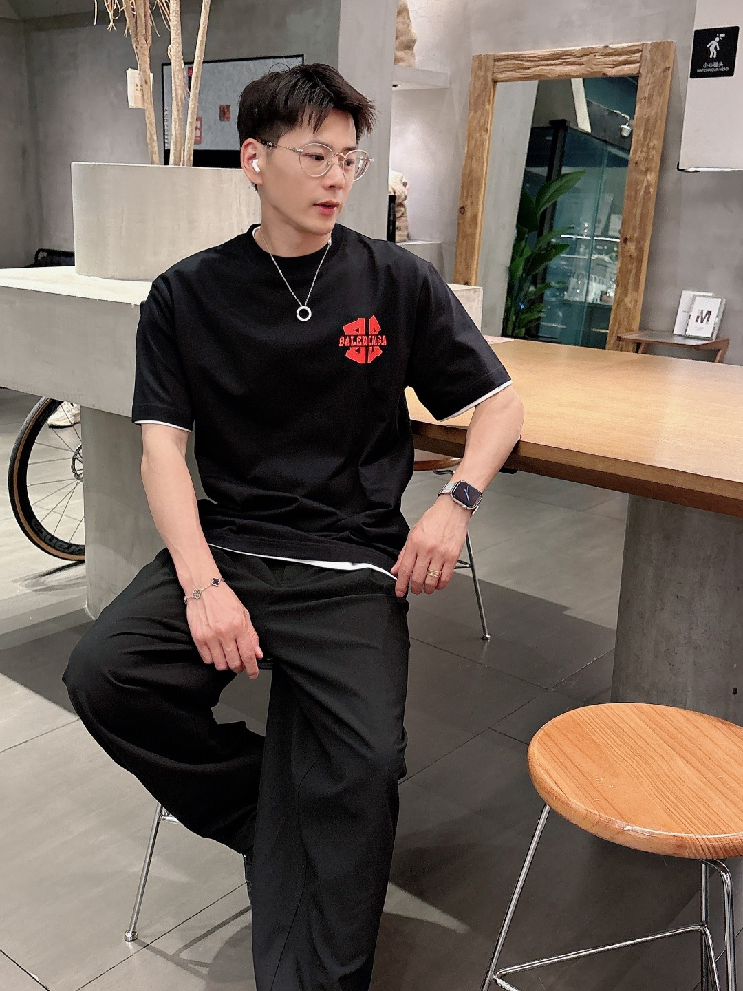 Balenciaga Couple Basic Clothing Cotton S-m-l-xl