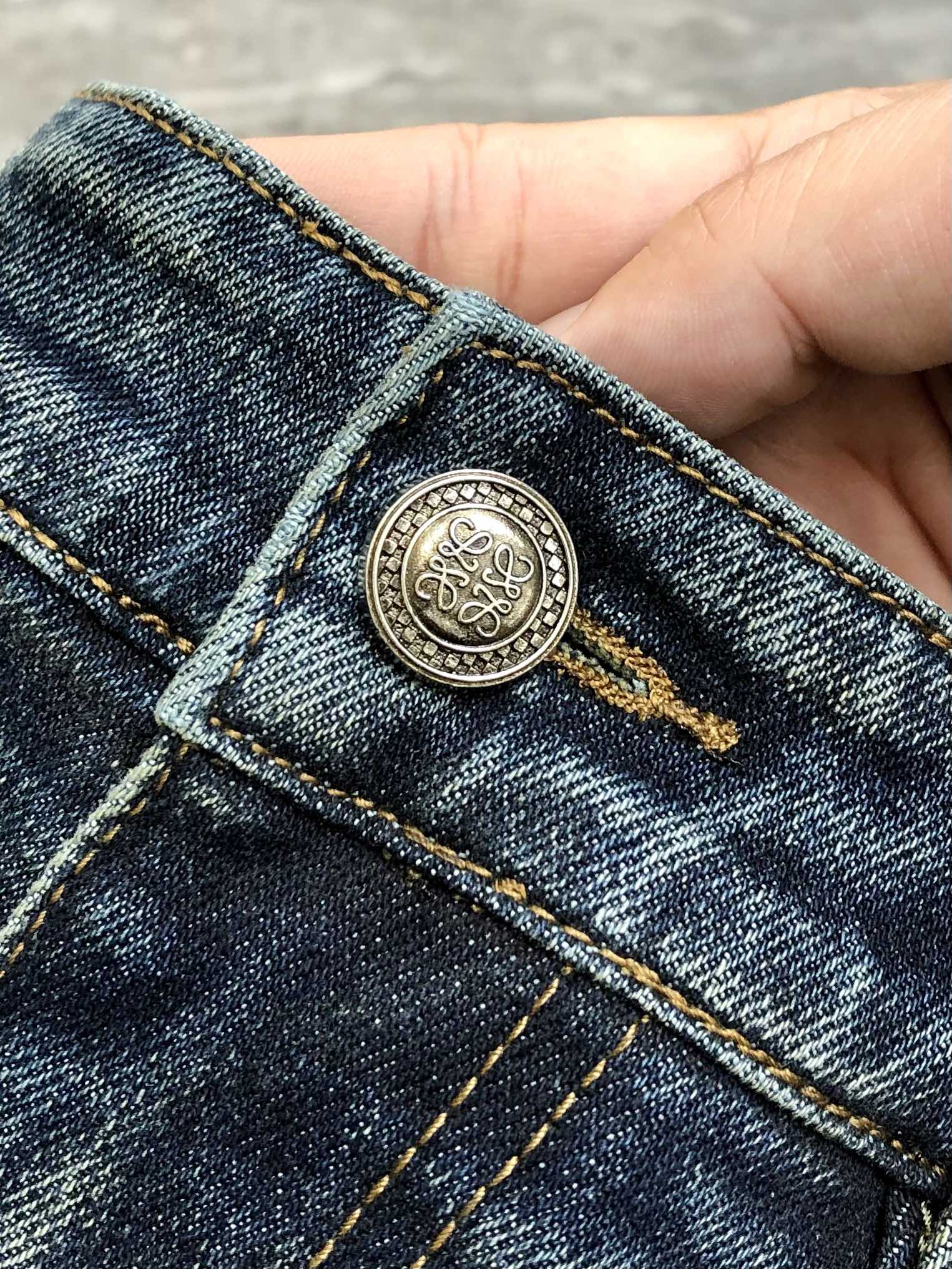 Loewe Male Jeans Cotton Slim Fit L