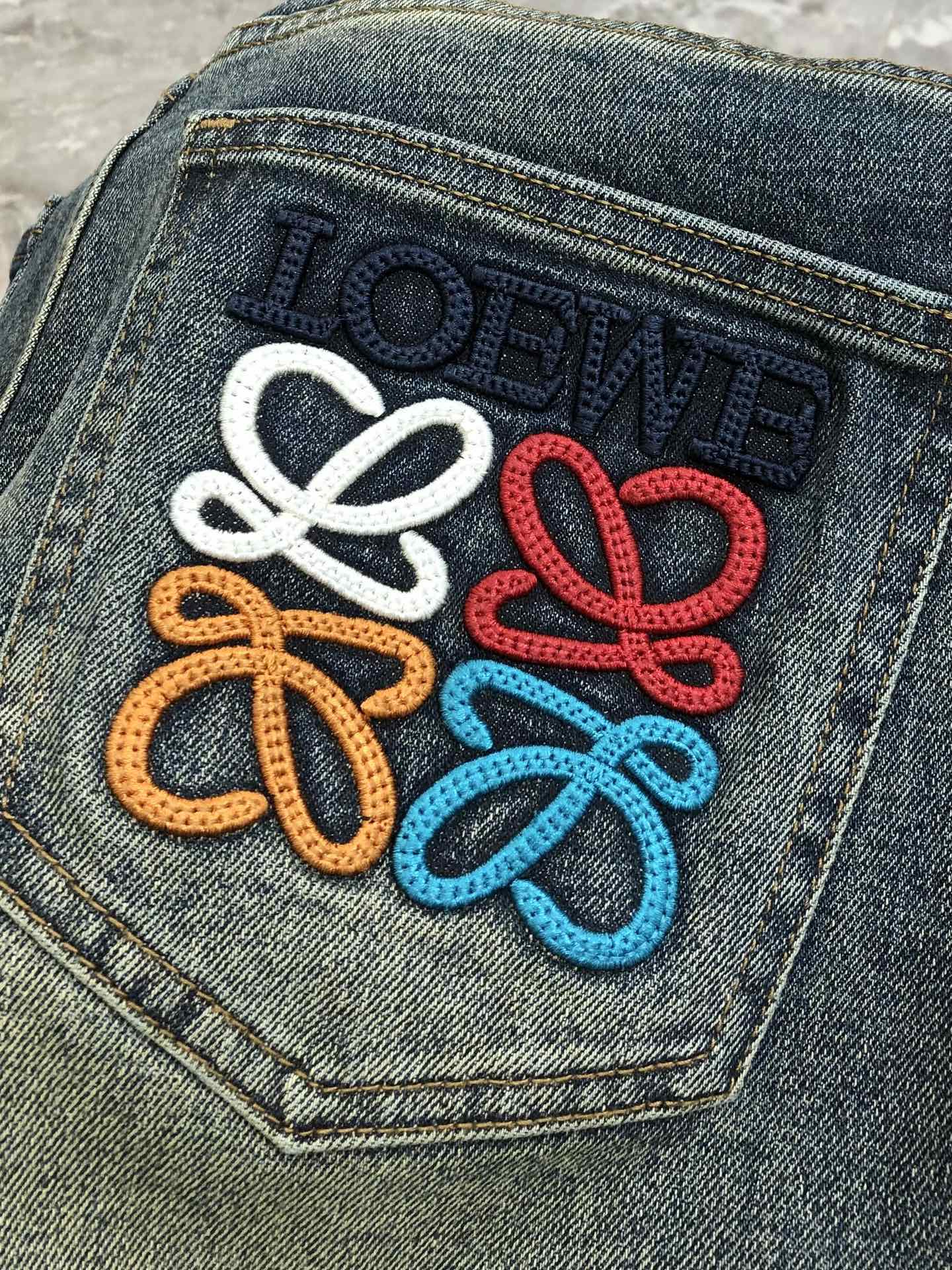 Loewe Male Jeans Cotton Slim Fit L