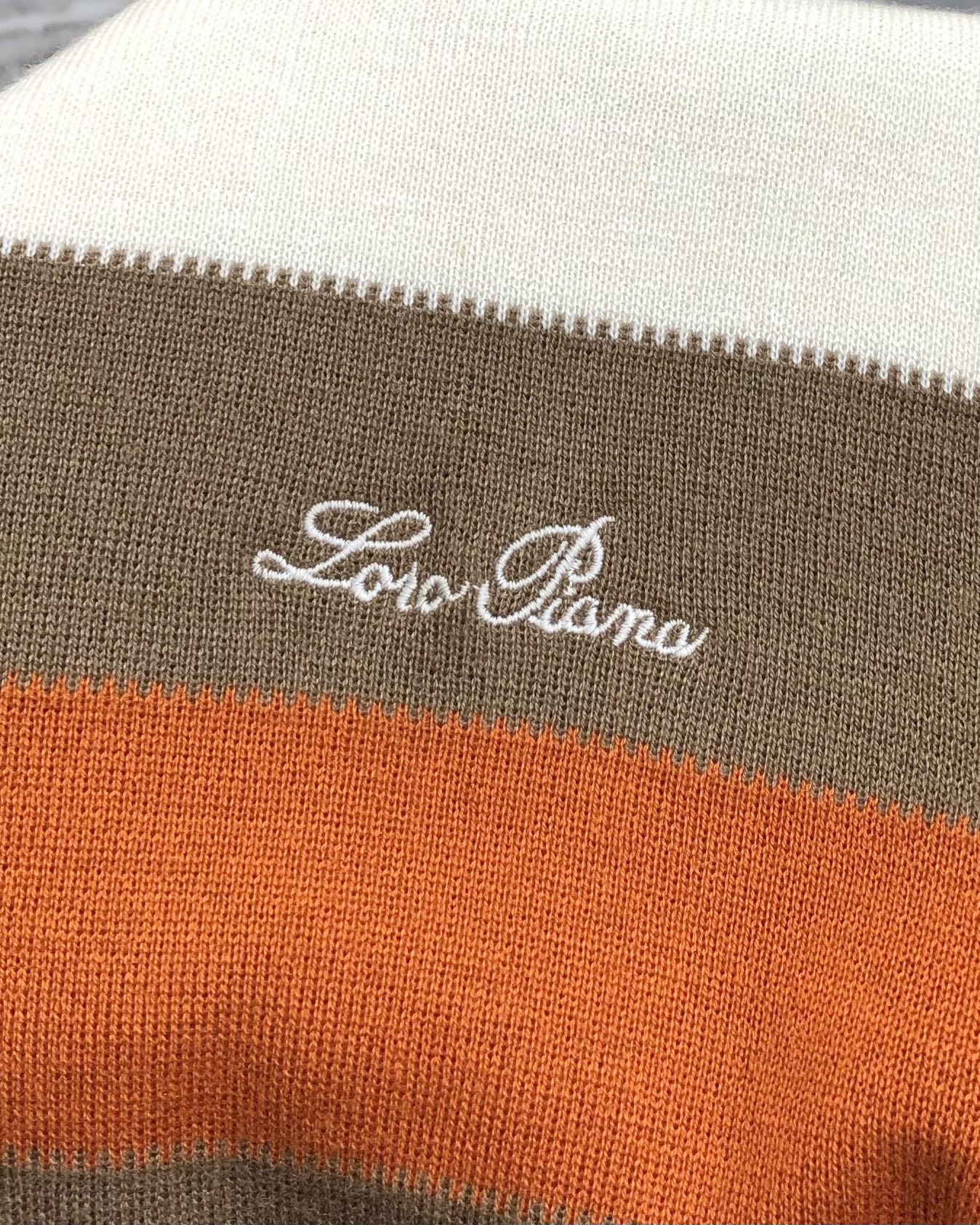 Loro Piana Male Basic Clothing Wool Striped M-l-xl