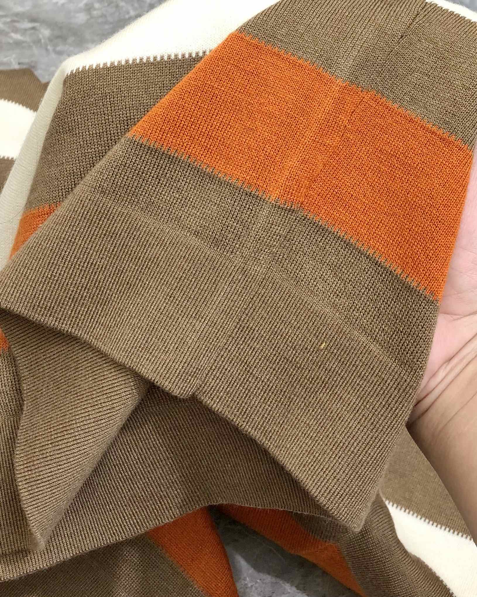 Loro Piana Male Basic Clothing Wool Striped M-l-xl