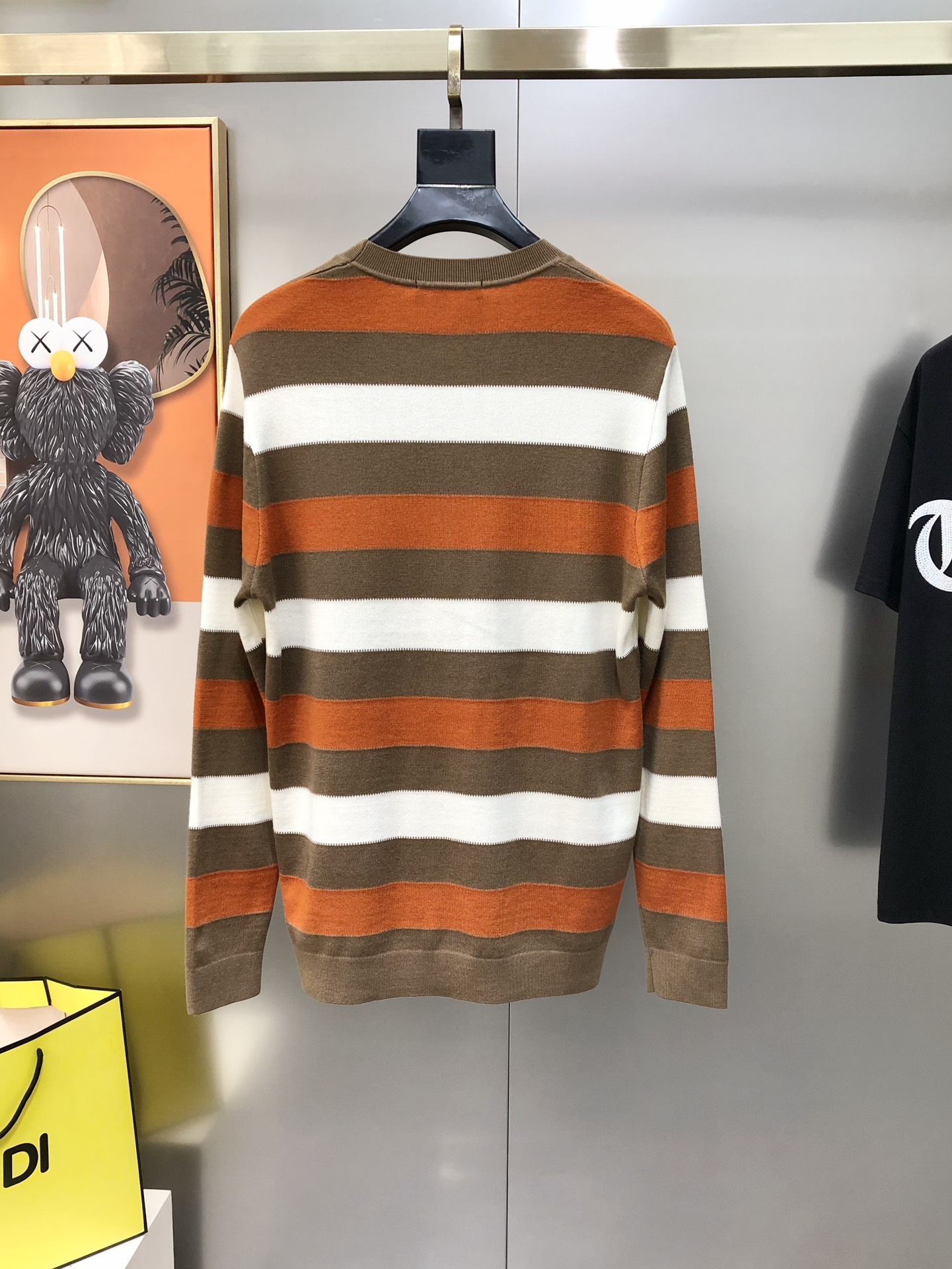 Loro Piana Male Basic Clothing Wool Striped M-l-xl