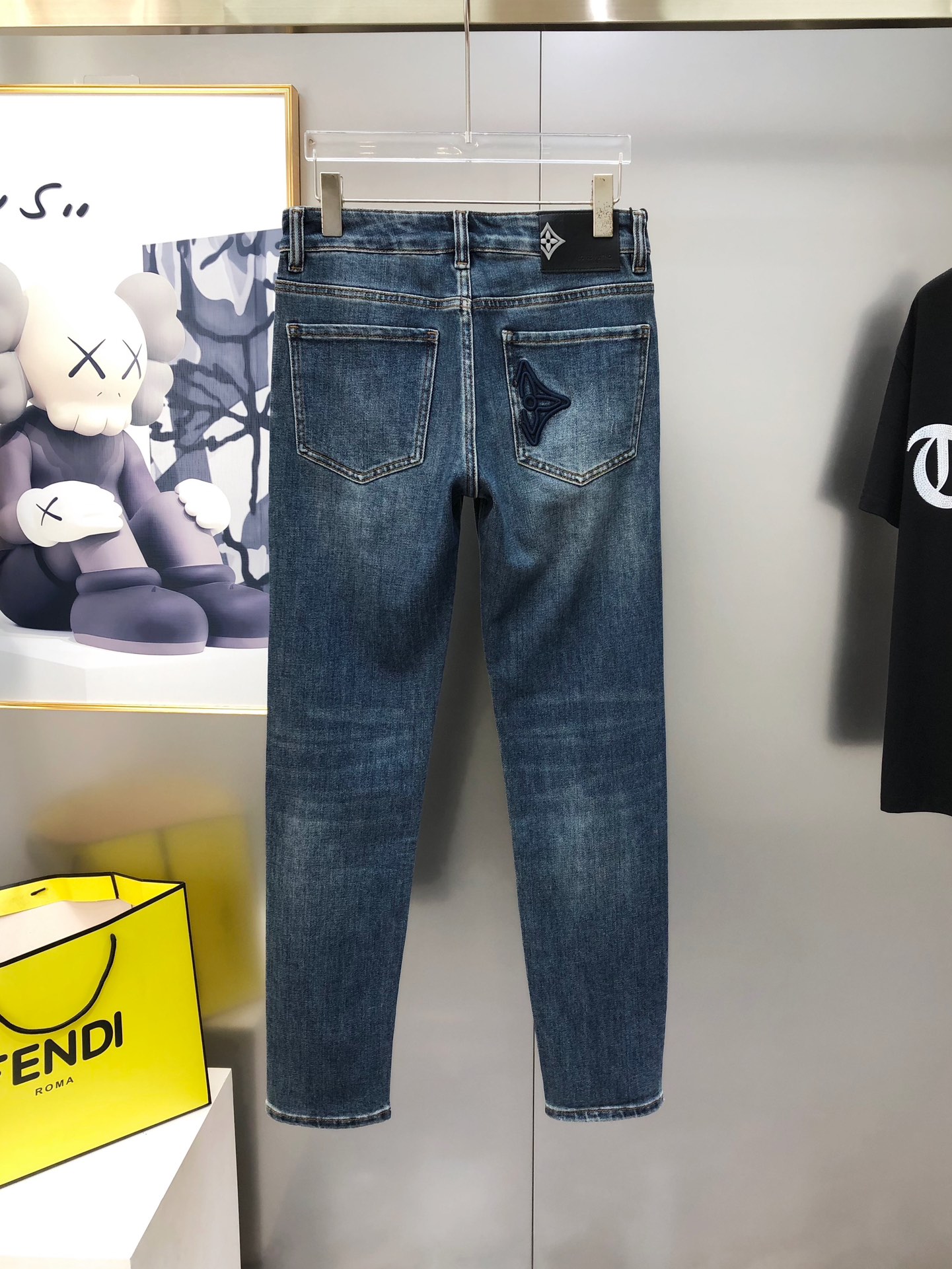 Louis Vuitton Male Jeans Cotton Slim Fit L