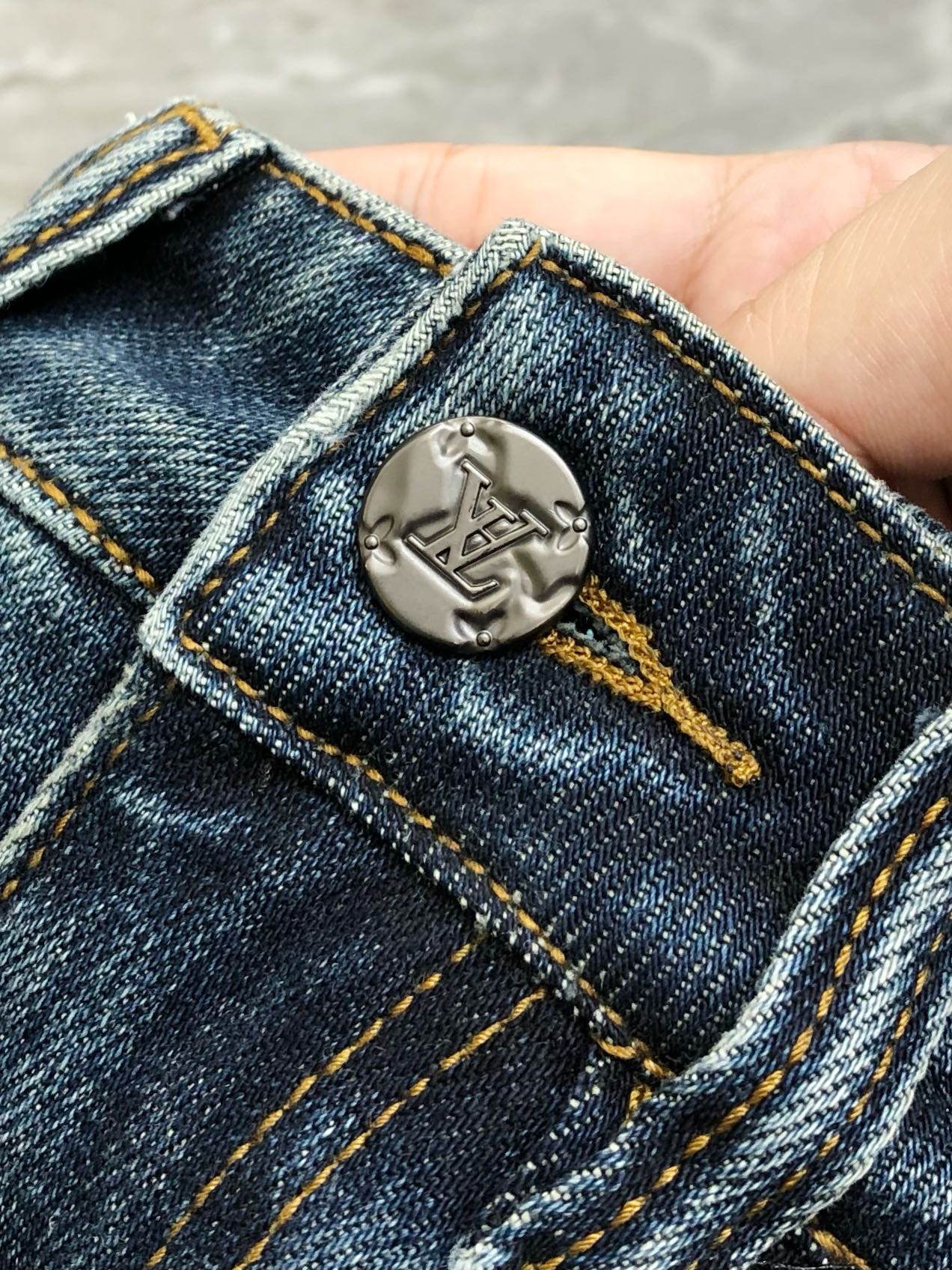 Louis Vuitton Male Jeans Cotton Slim Fit L