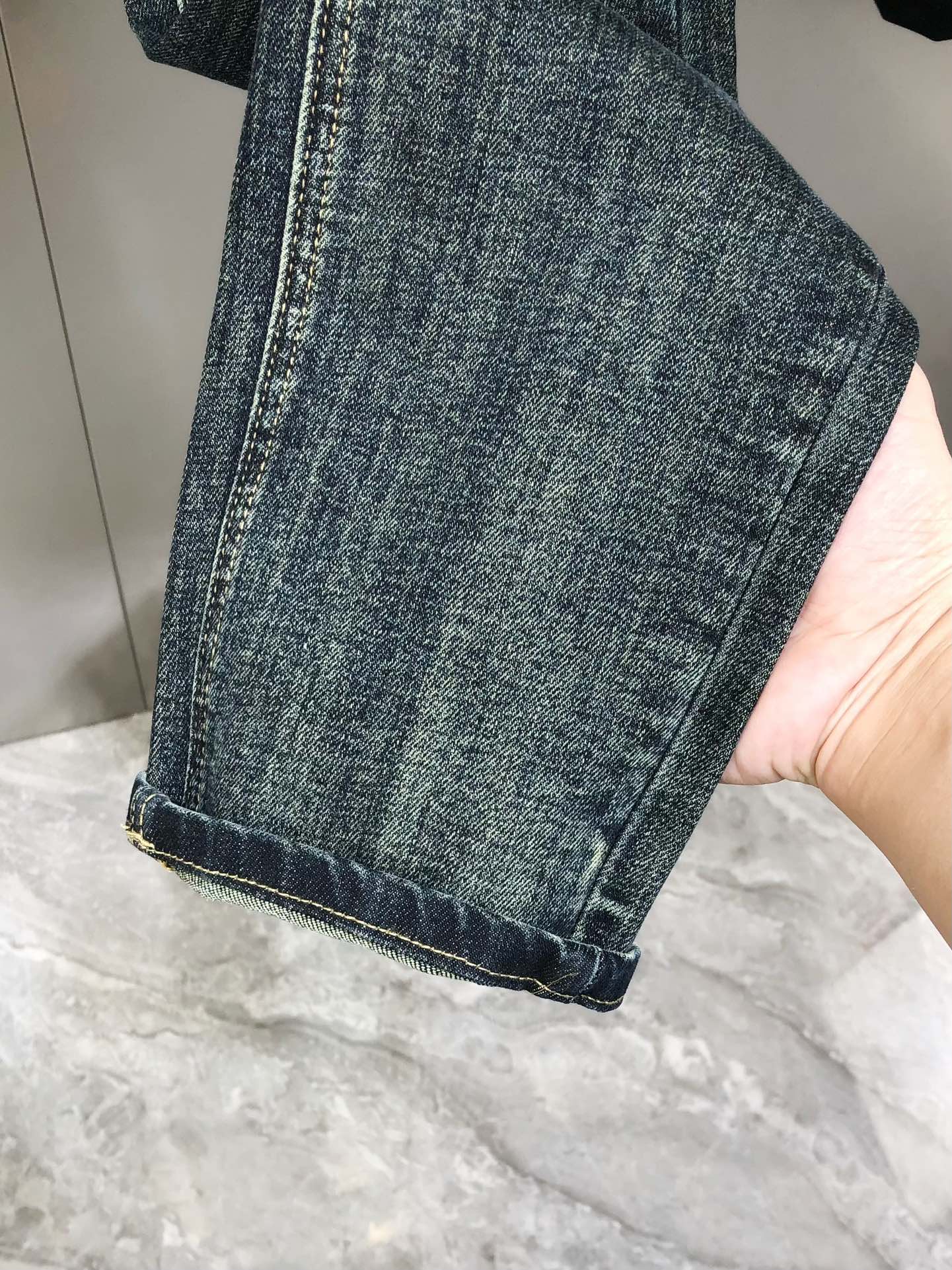 Louis Vuitton Male Jeans Cotton Slim Fit L