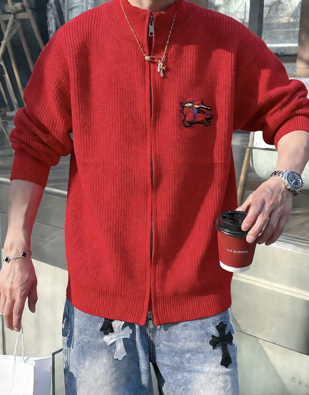 Burberry Couple Basic Clothing Cotton M-xxxl