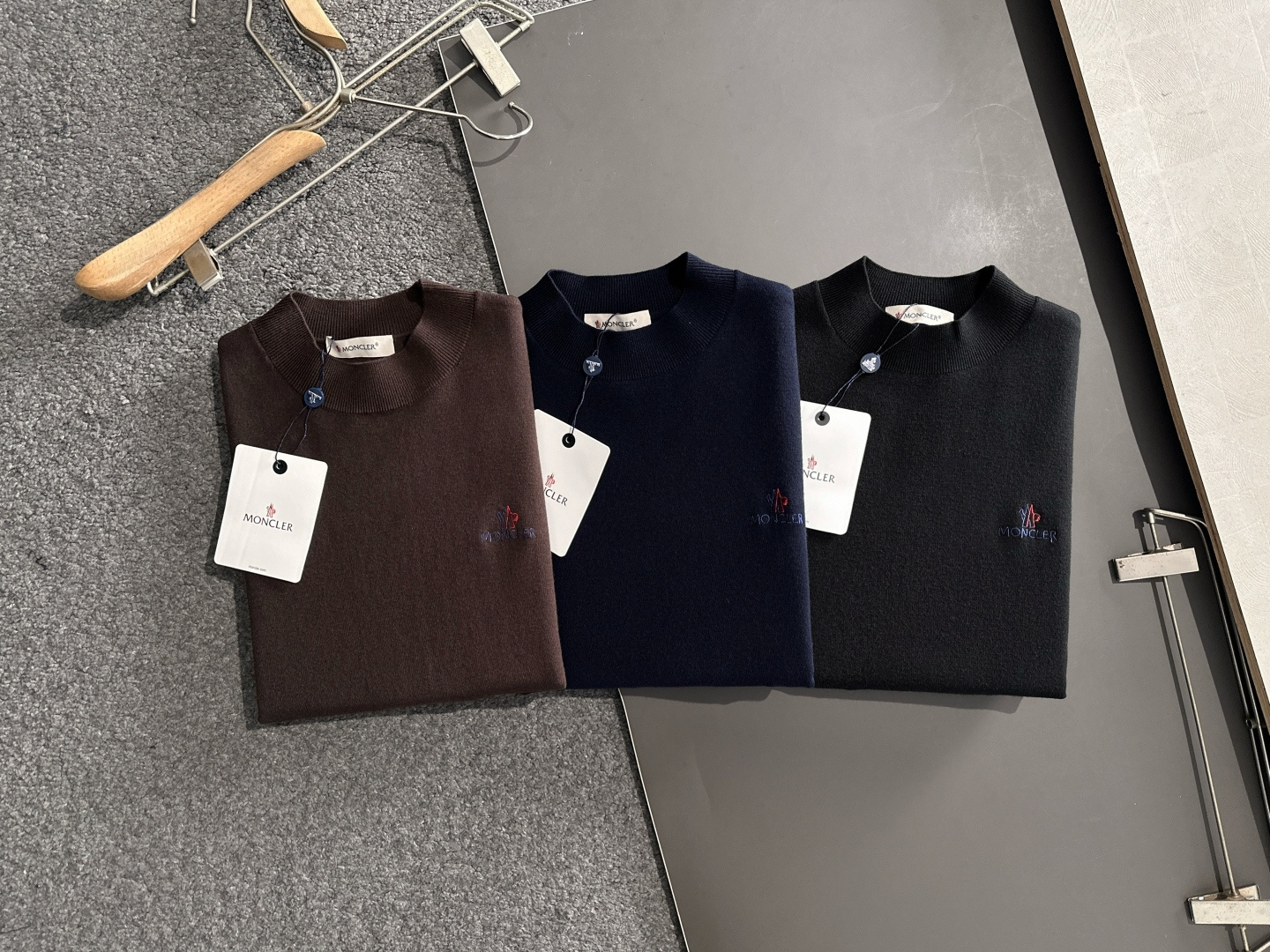 Moncler Basic Clothing Wool M-xl