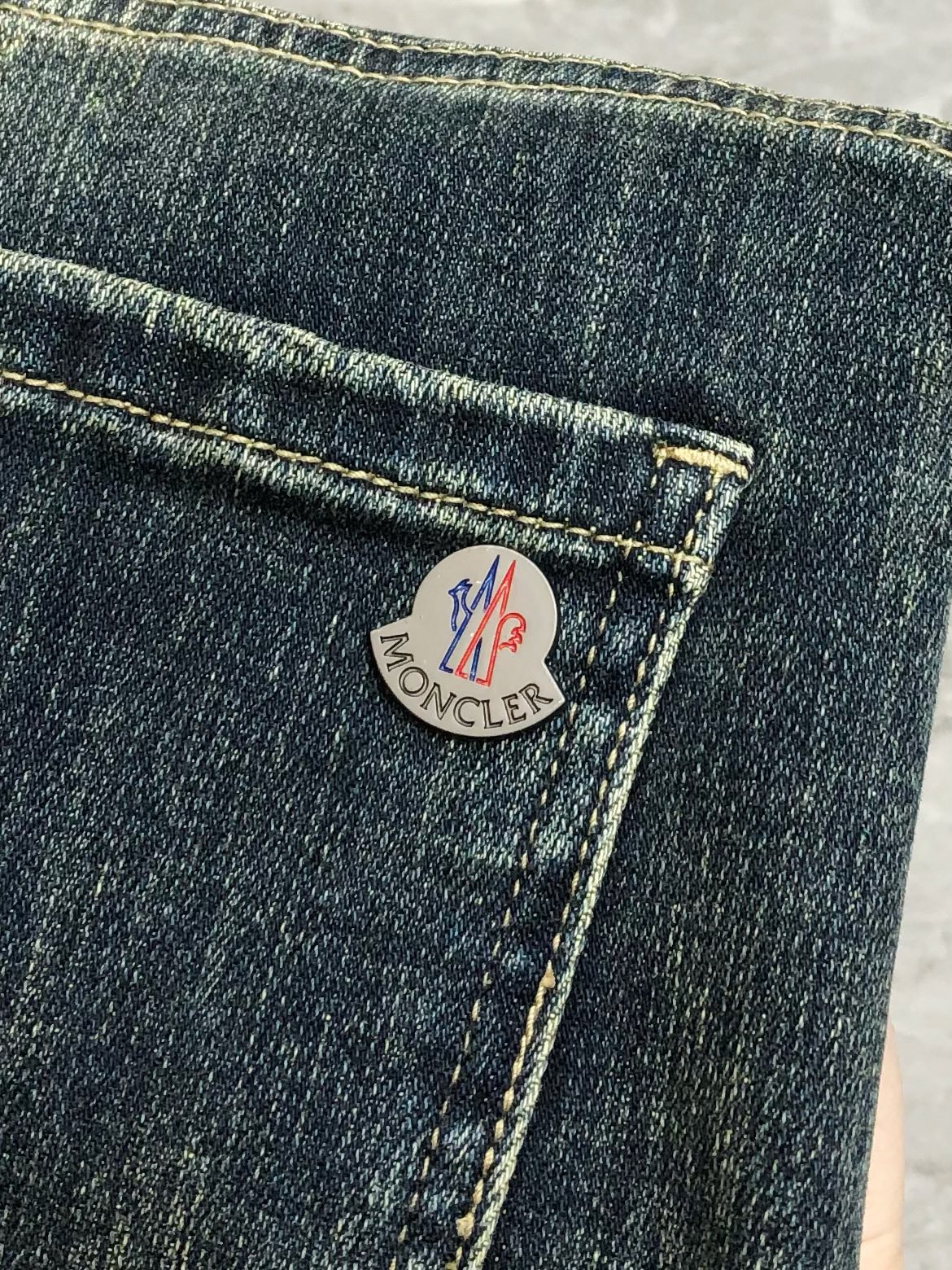 Moncler Male Jeans Cotton Loose Fit M-l-38