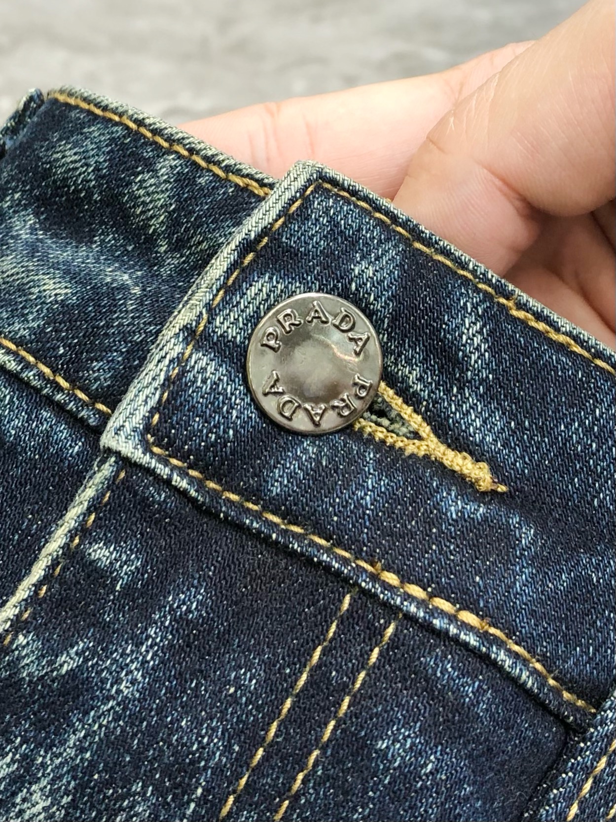 Prada Male Jeans Cotton Slim Fit L