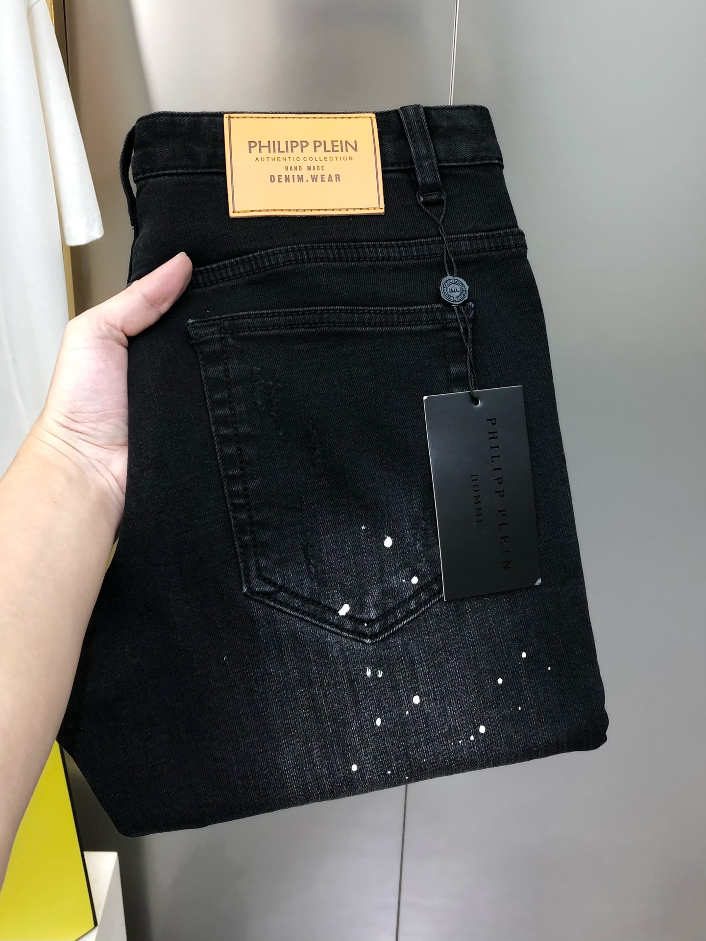 Male Jeans Cotton Fleece Lined