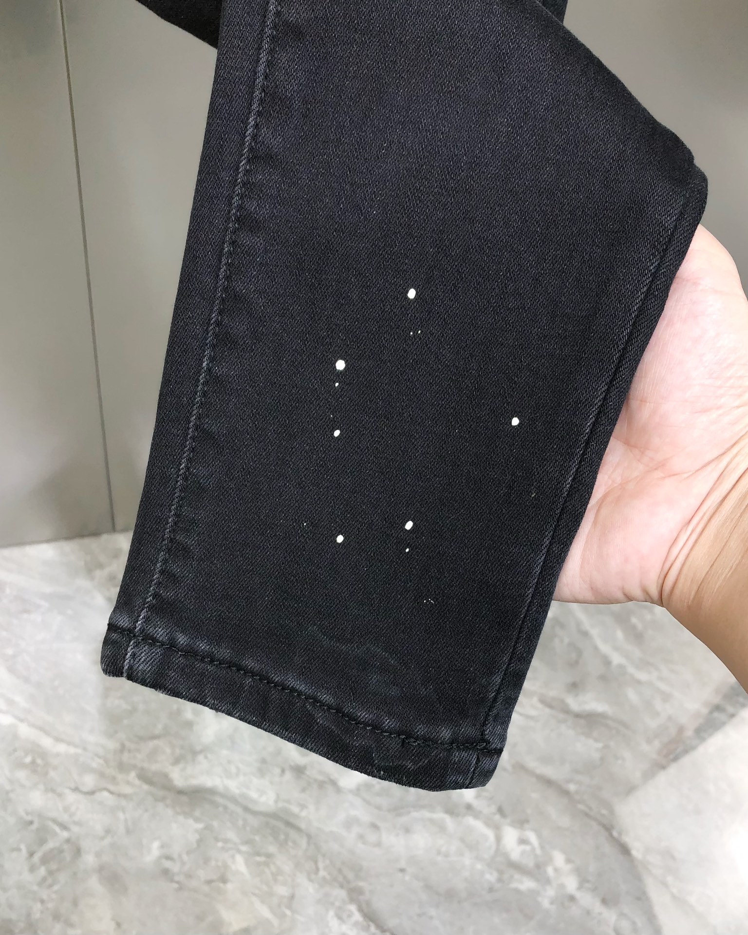 Male Jeans Cotton Fleece Lined