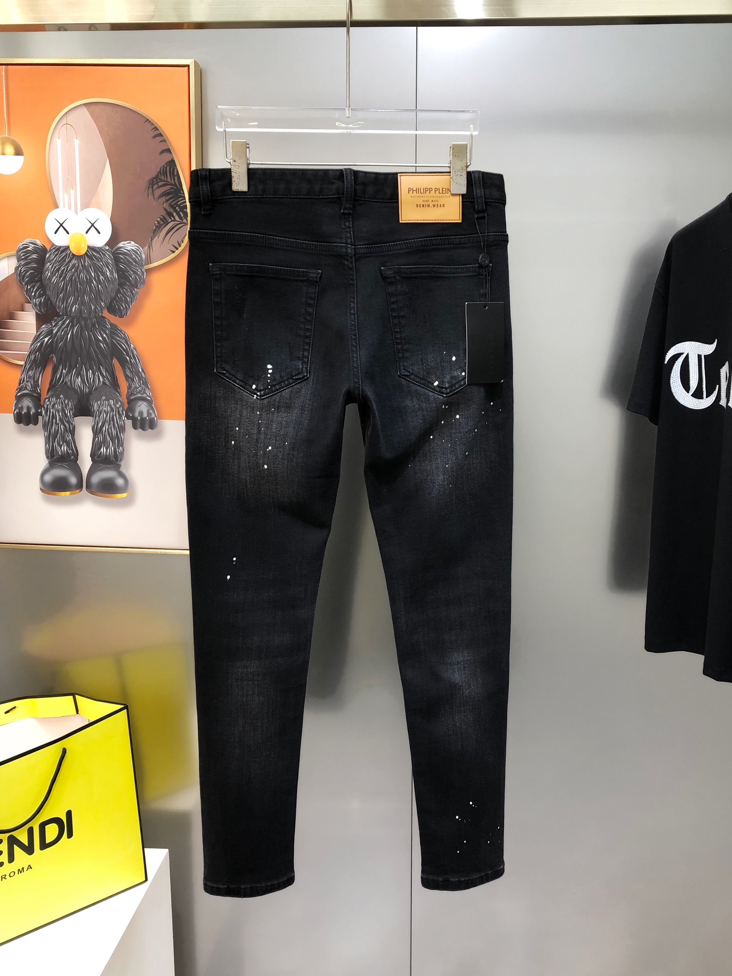 Male Jeans Cotton Fleece Lined