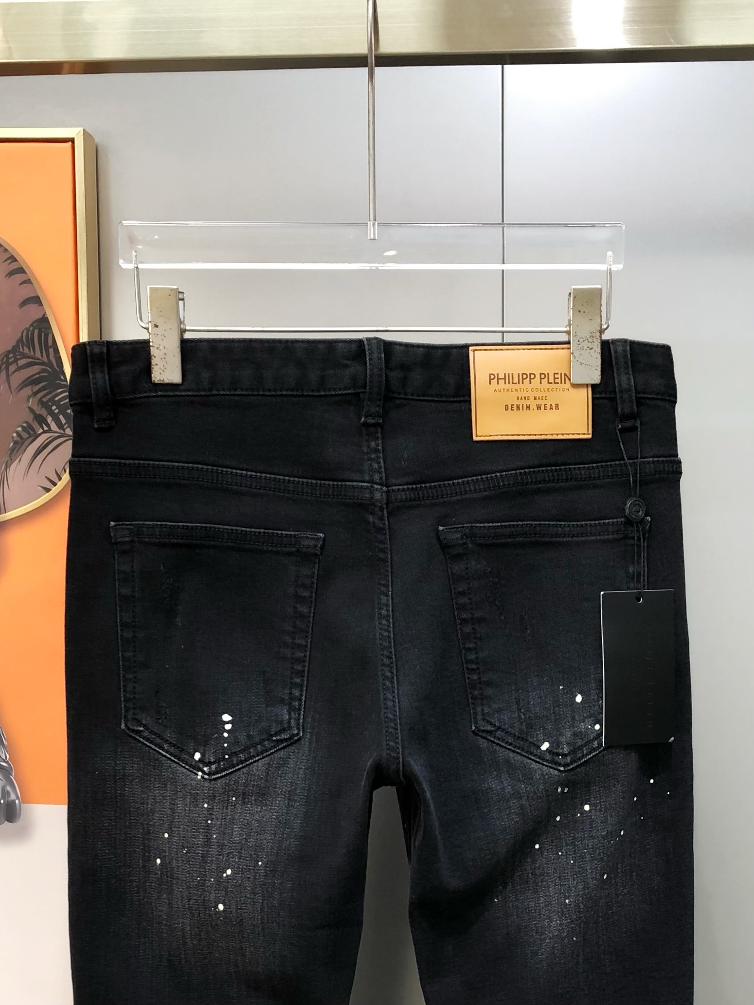Male Jeans Cotton Fleece Lined