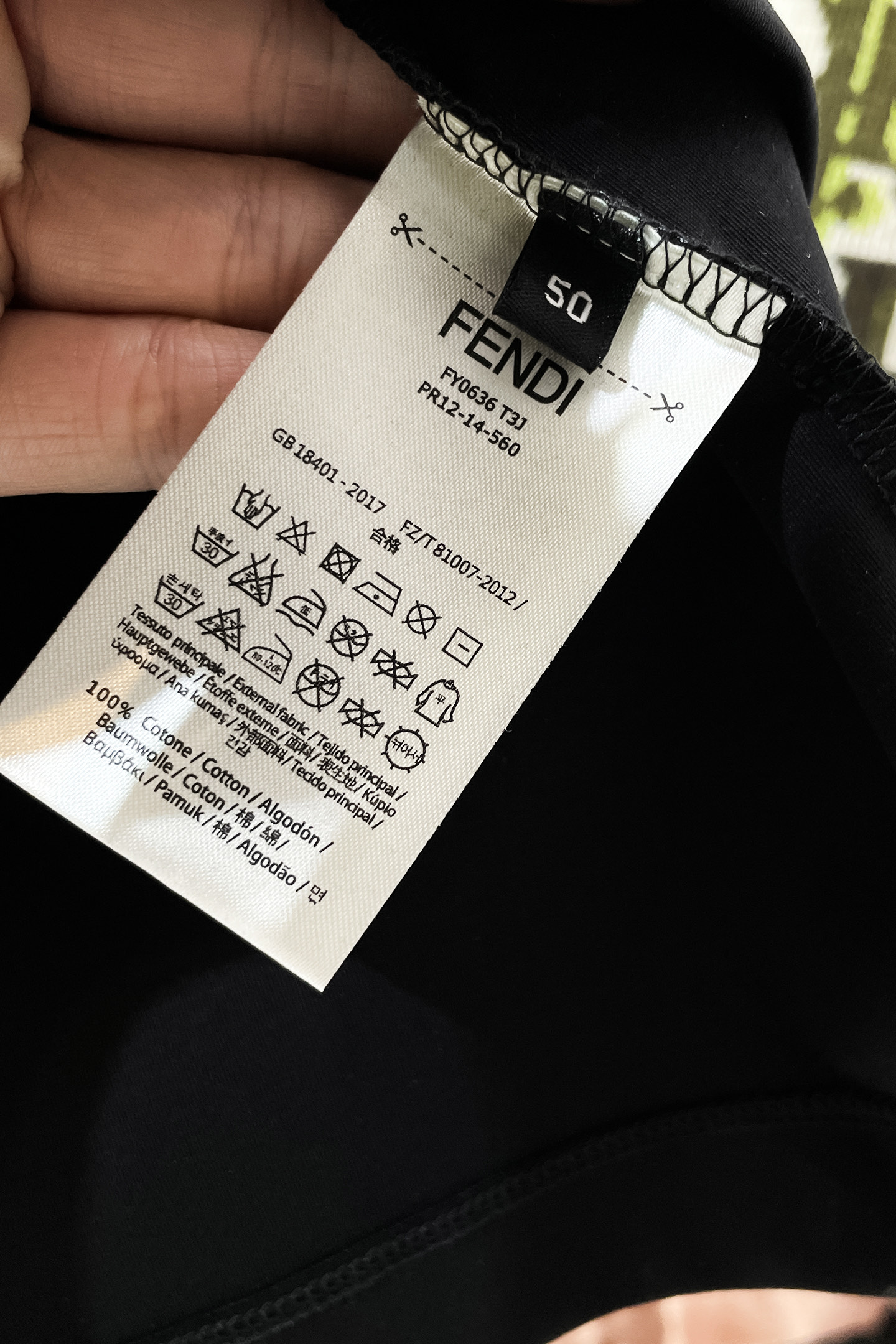 Fendi Male Basic Clothing S-m-xl