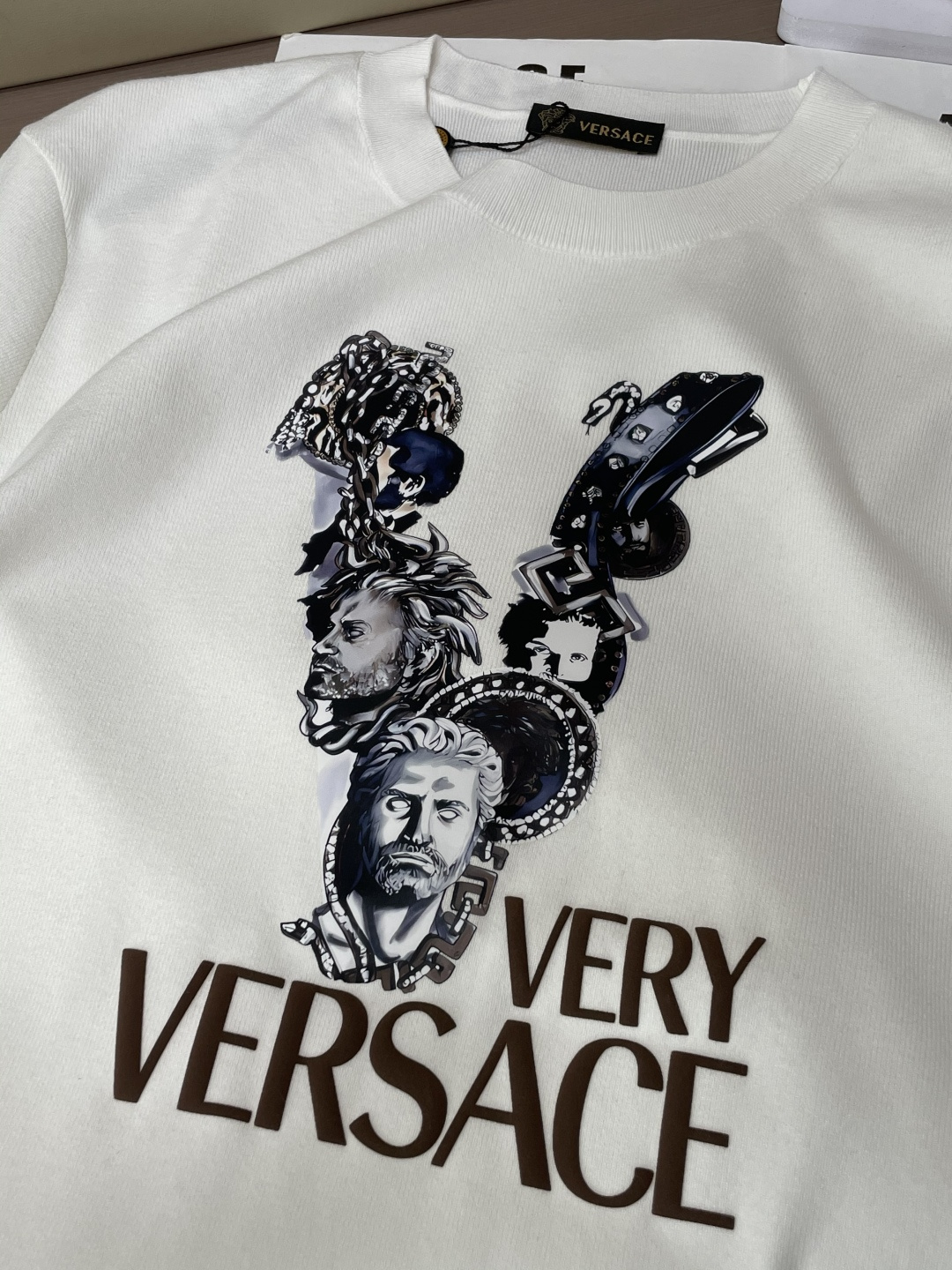 Versace Basic Clothing Knitted Printed M-xxxl