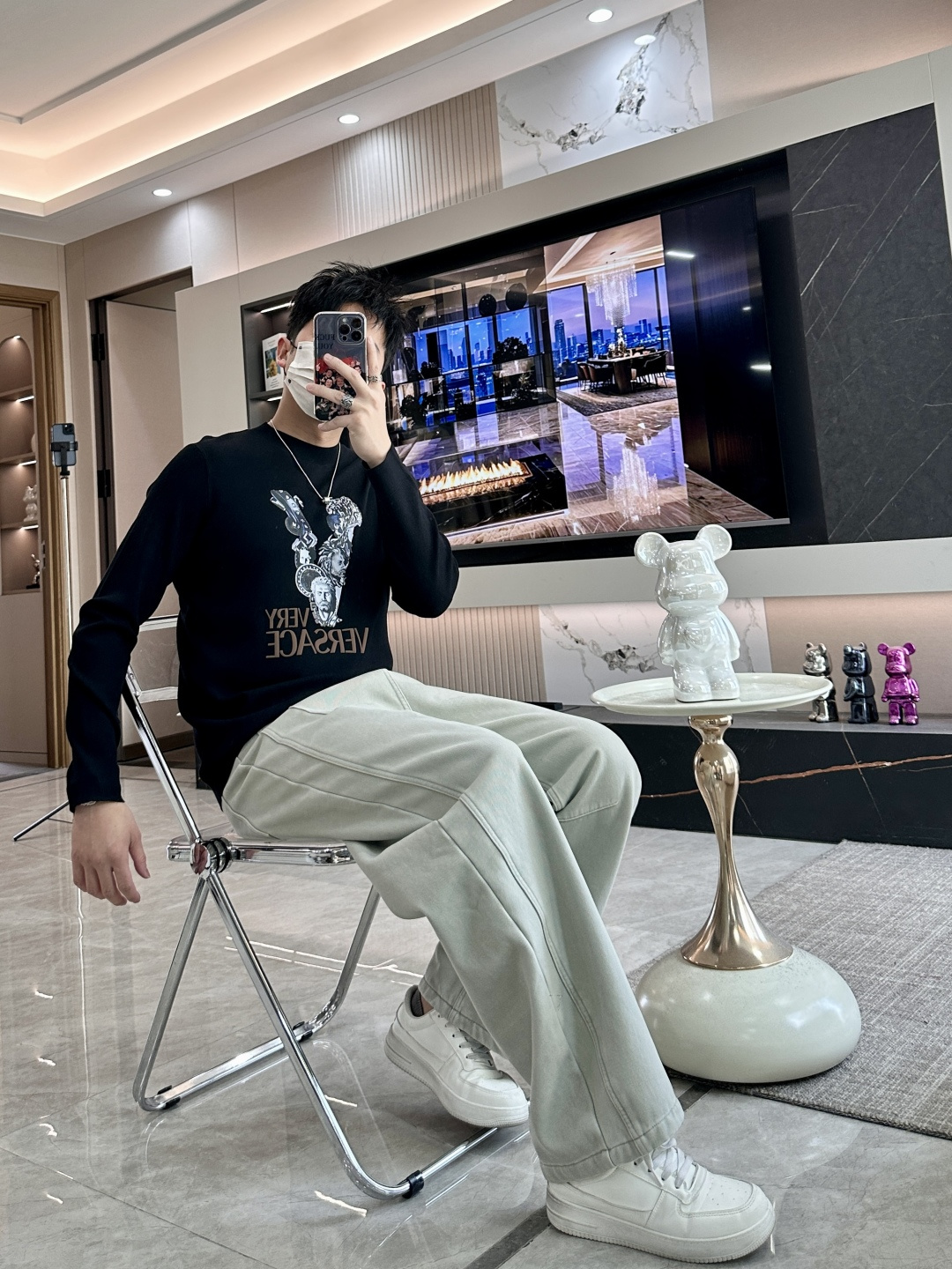 Versace Basic Clothing Knitted Printed M-xxxl