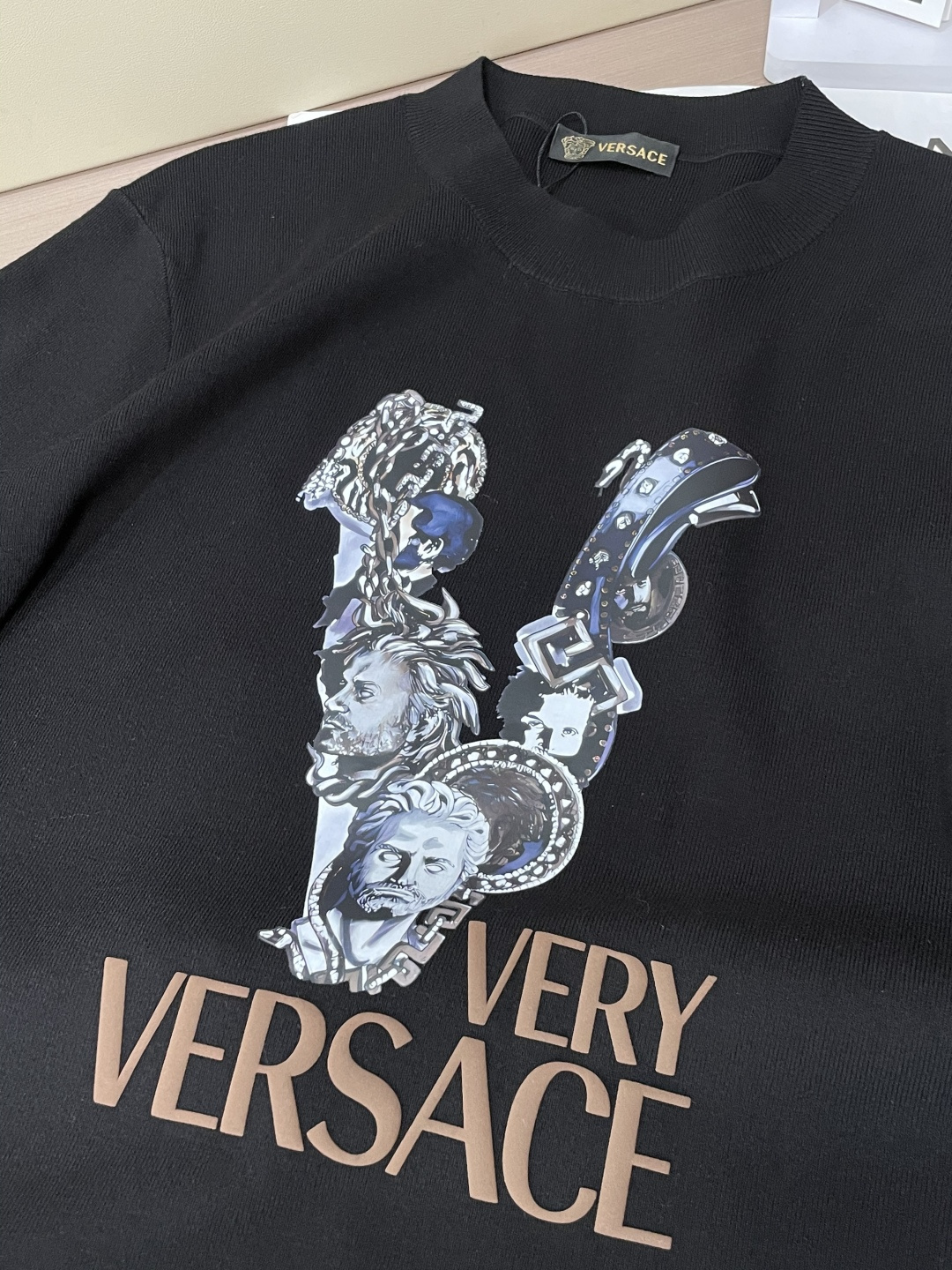 Versace Basic Clothing Knitted Printed M-xxxl