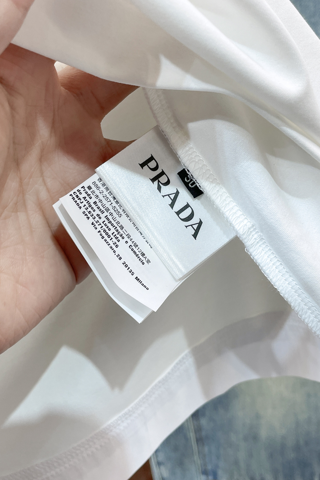 Prada Male Basic Clothing Cotton S-m-xl