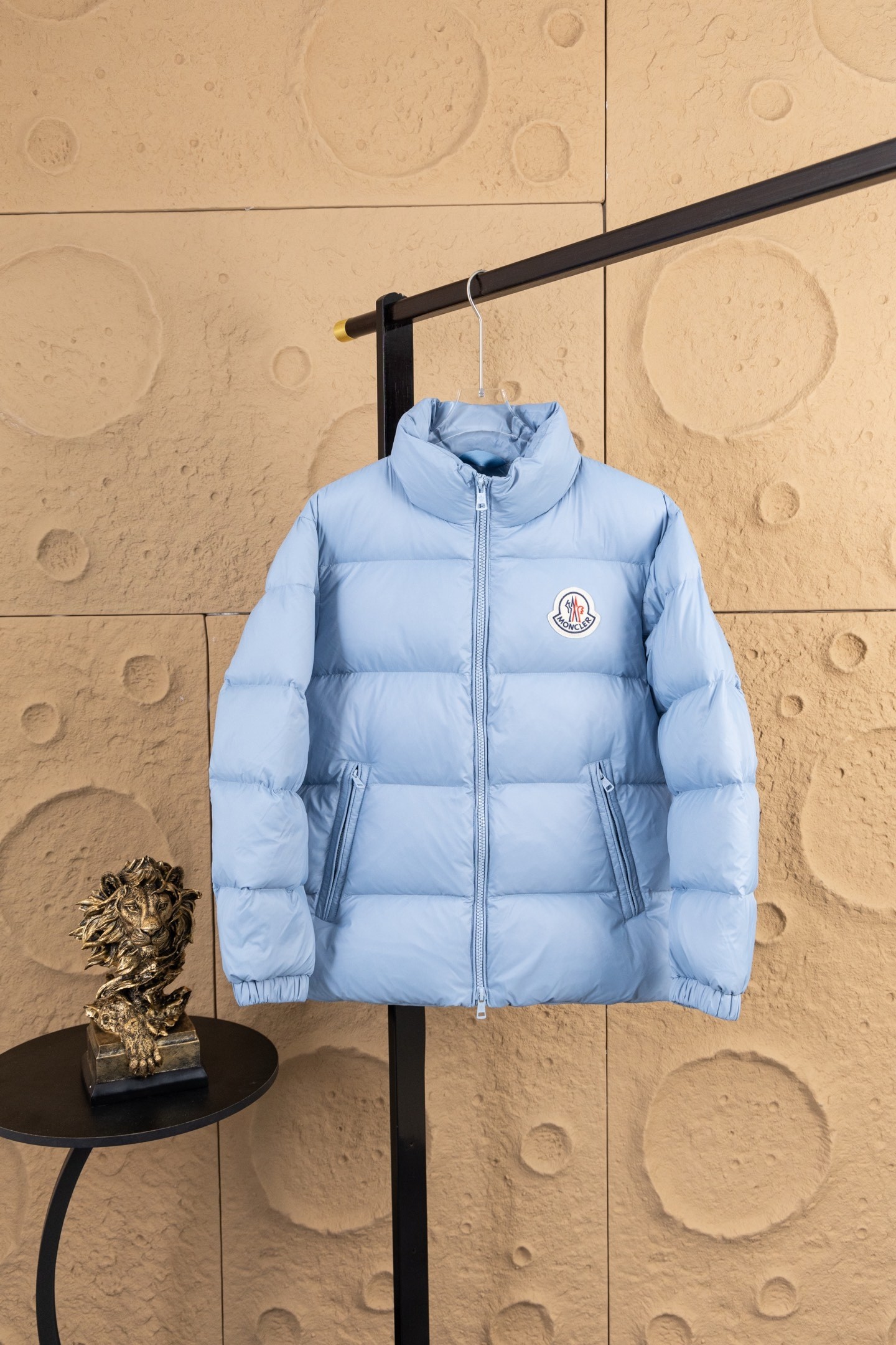 Moncler Male Basic Clothing Blue S-m-l-xl