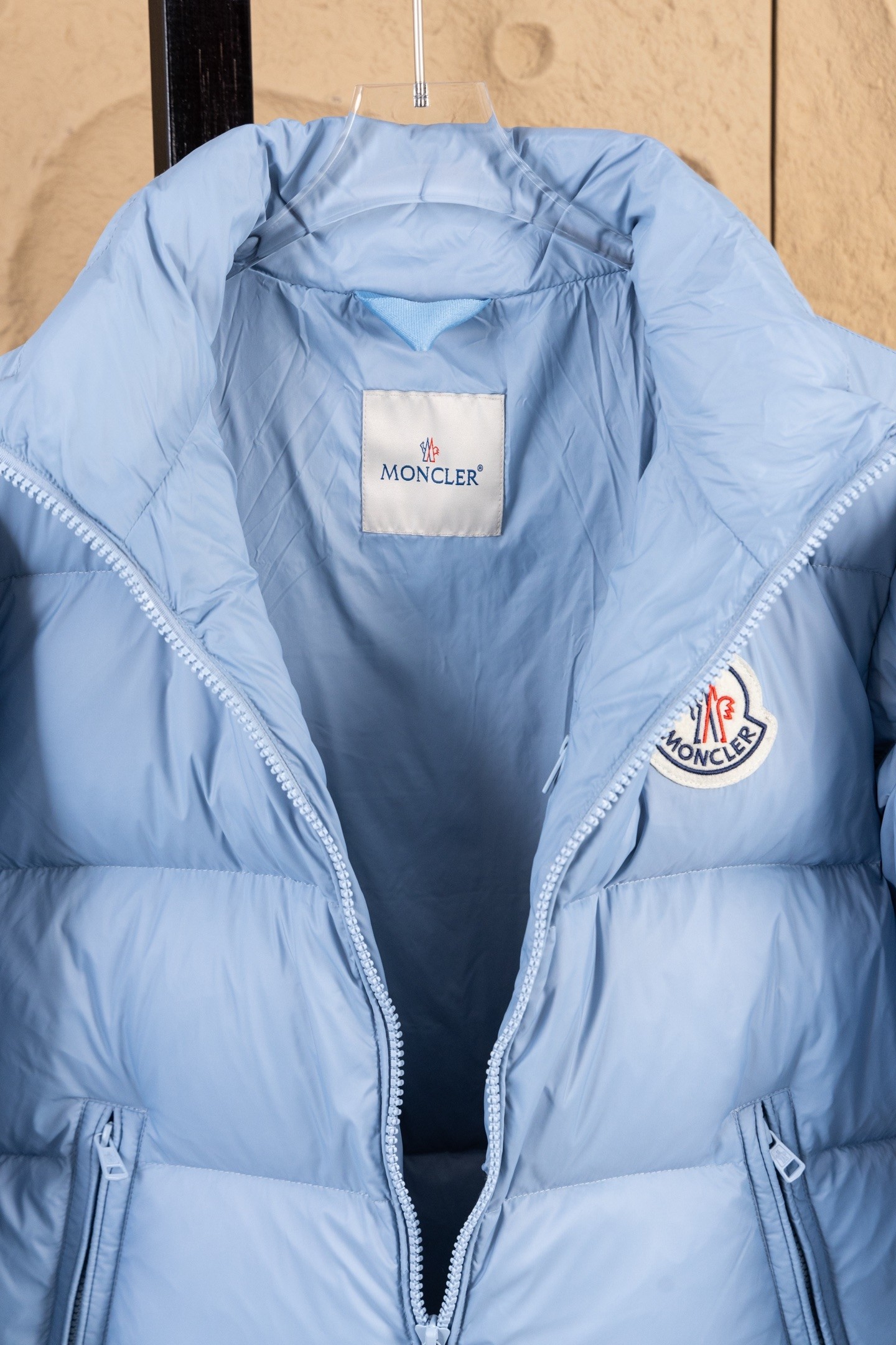 Moncler Male Basic Clothing Blue S-m-l-xl