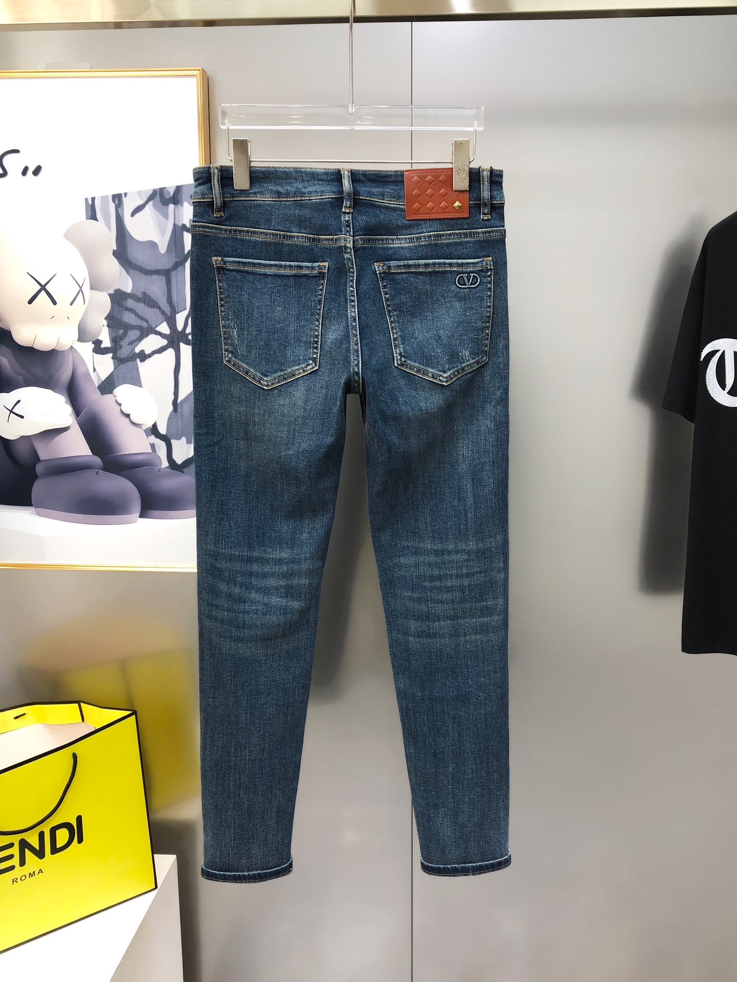 Valentino Male Jeans Cotton Slim Fit L